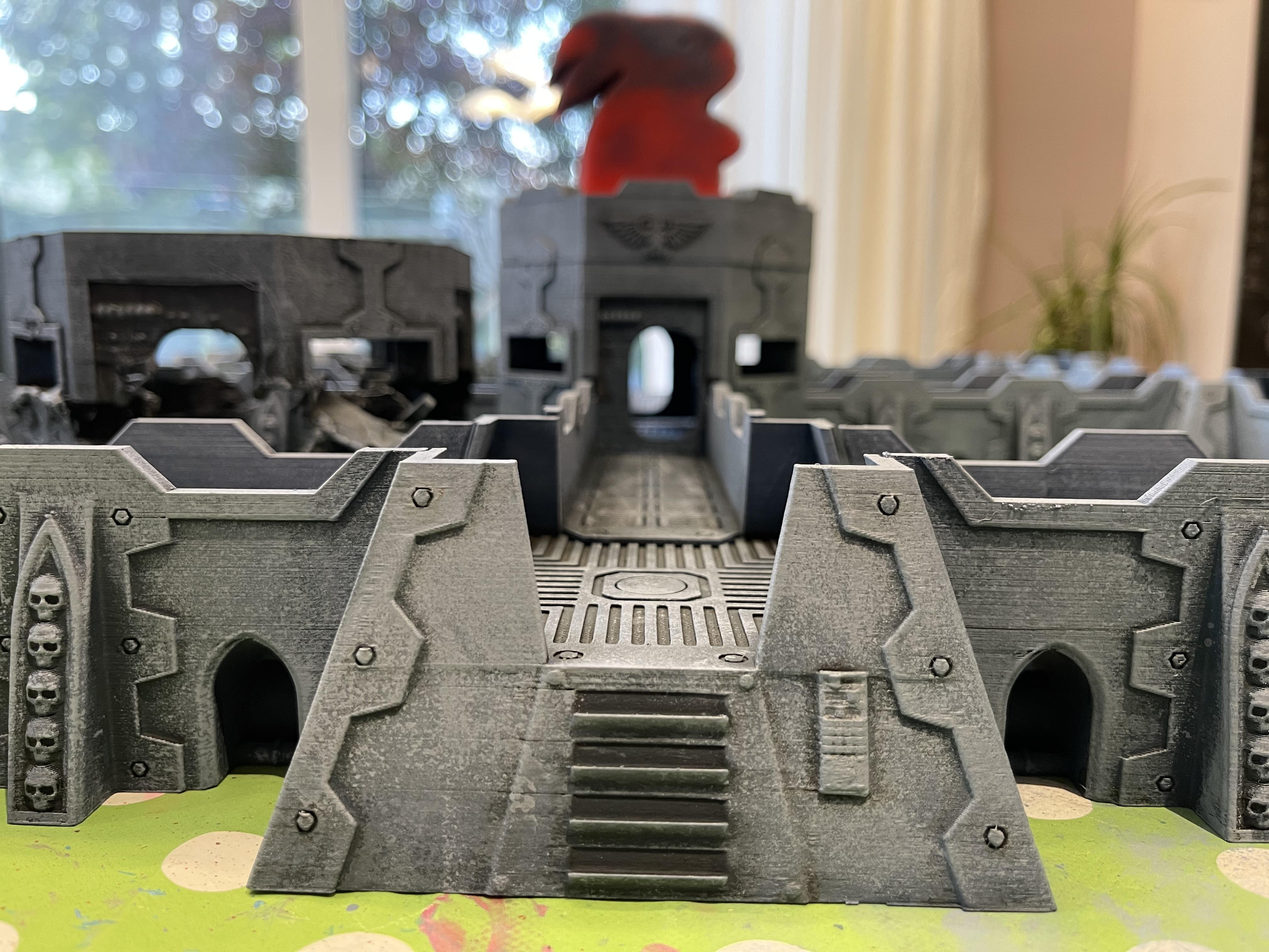 3d Printed, Fortress, Strongpoint, Warhammer 40,000, White Dwarf, Work In Progress