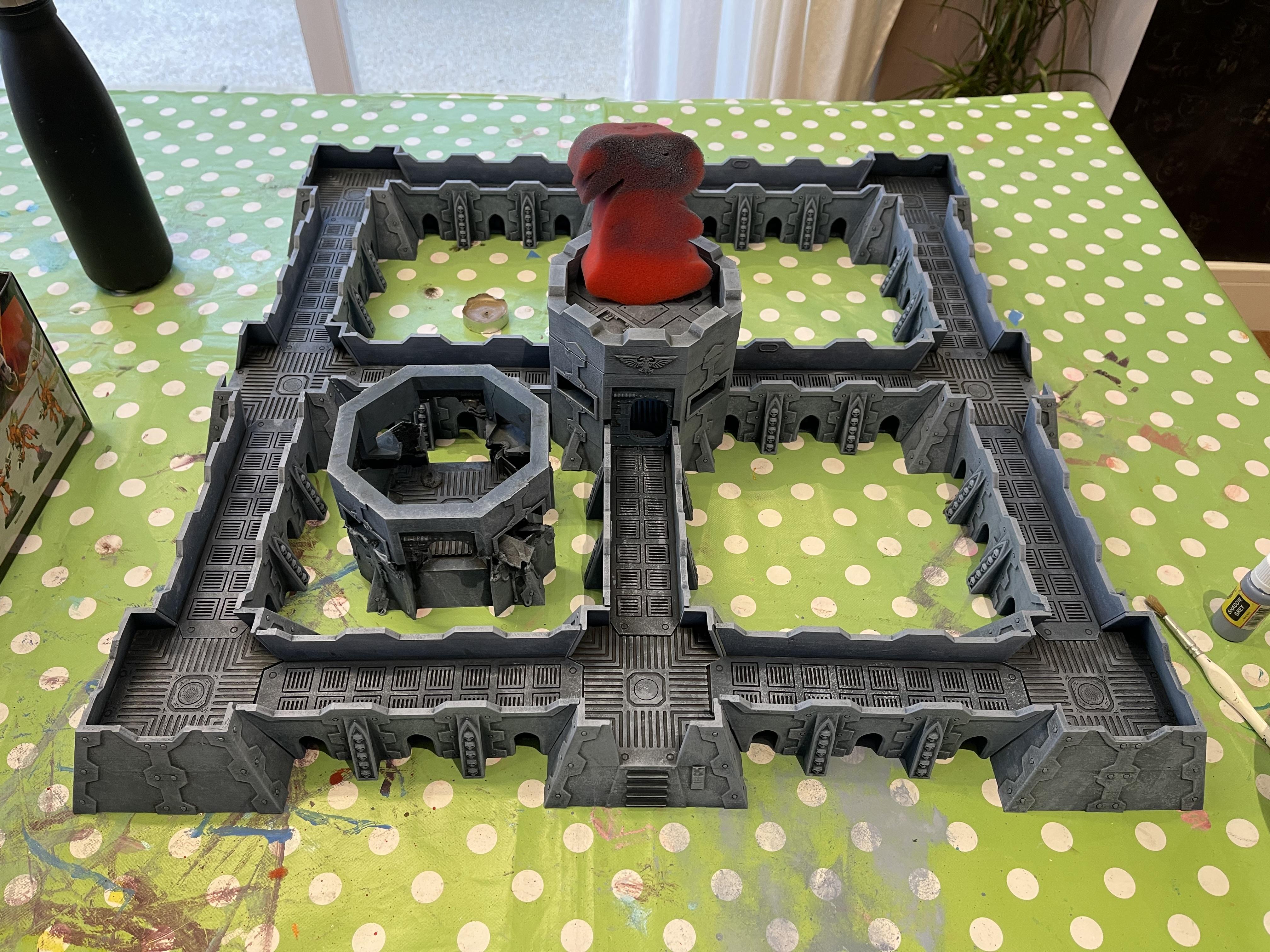 3d Printed, Fortress, Strongpoint, Warhammer 40,000, White Dwarf, Work In Progress