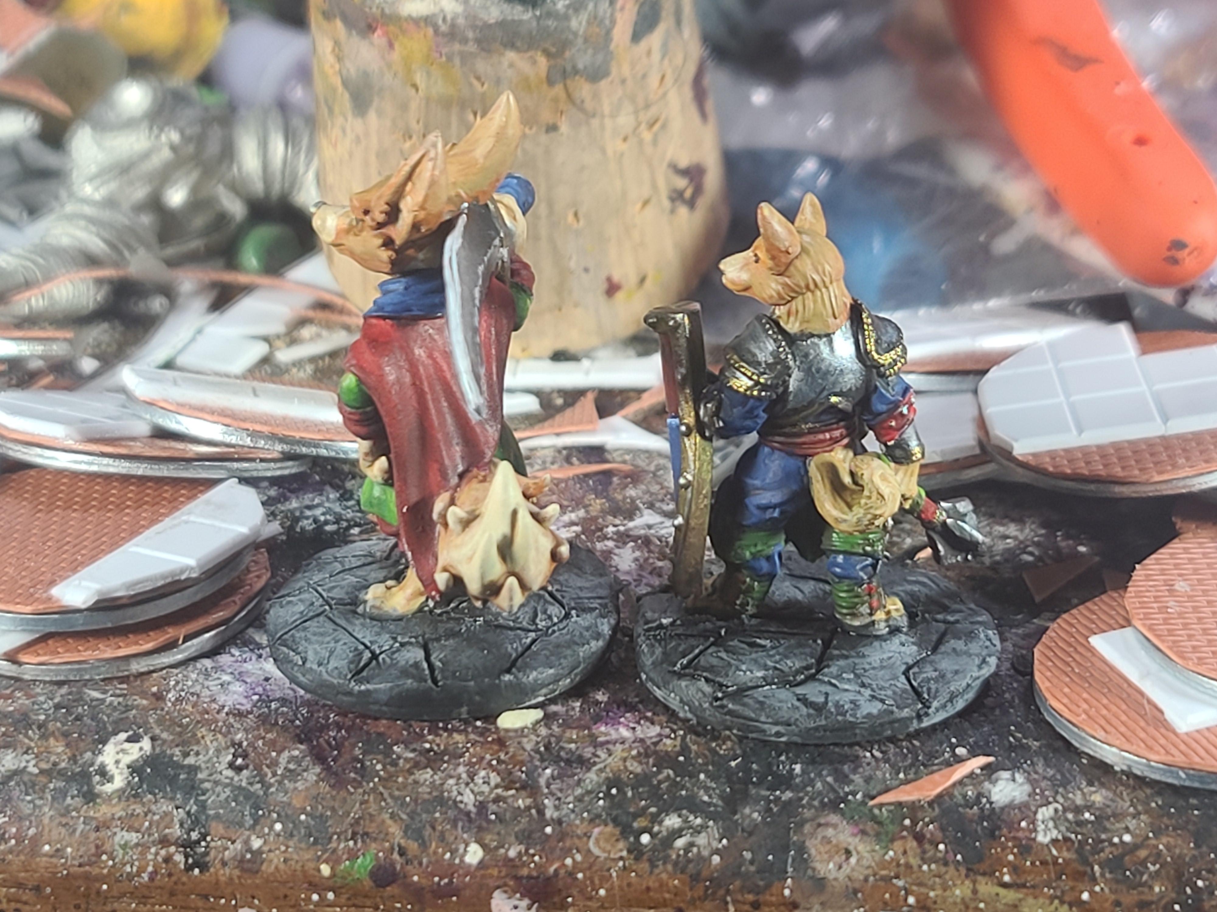 duncan shadow, goonmaster games, 3d prints, only-games.co, corgi, fennec, swordsman, warrior
