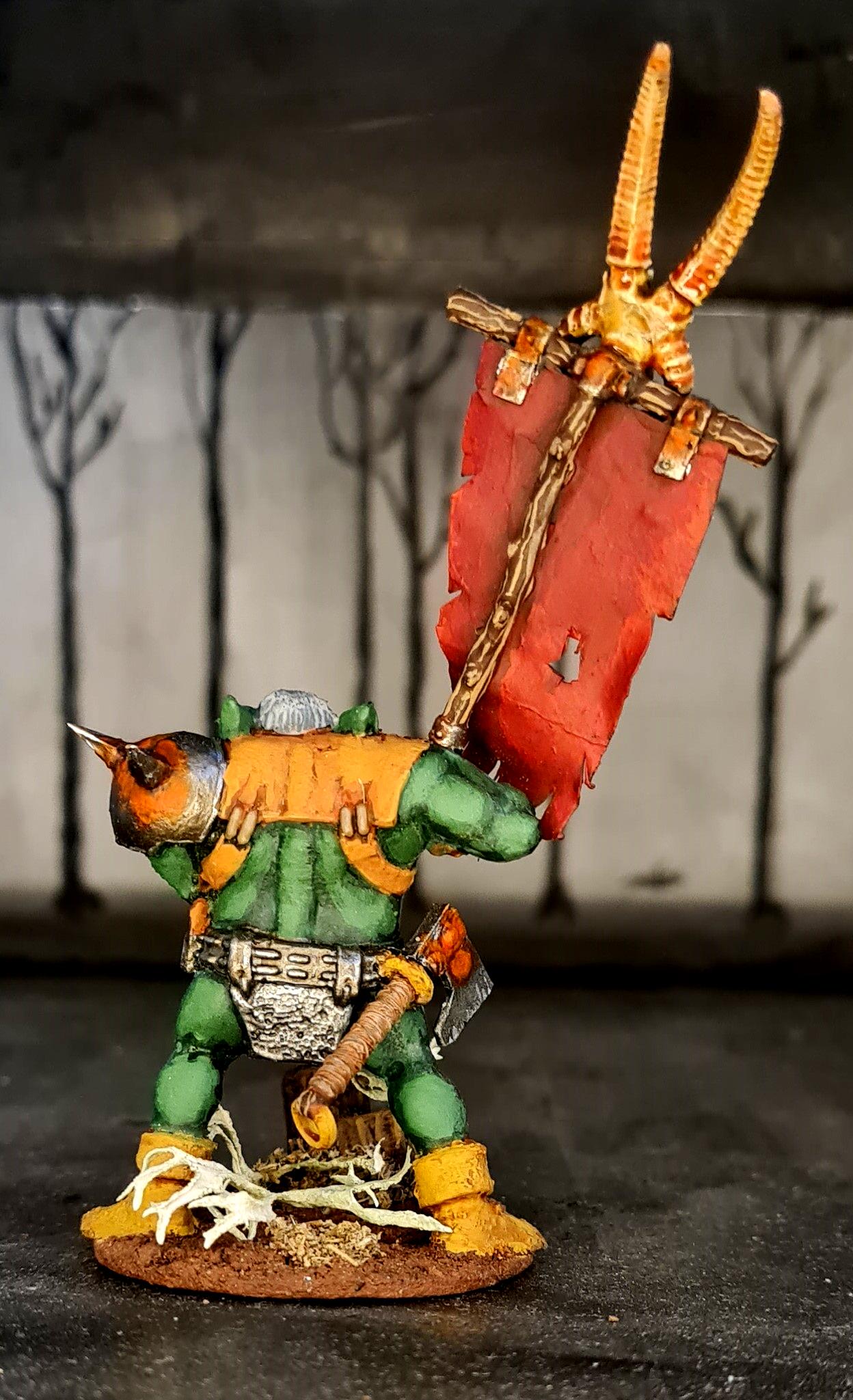 Axe, Banner, Conversion, From Russia, Infantry, Kitbash, Orcs, Orctober, Orks, Orktober, Piercing, Rust, Technolog, Tehnolog, Tribe, Warband, Warriors