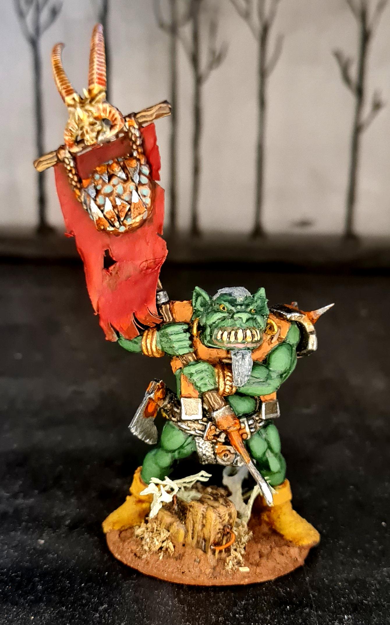 Axe, Banner, Conversion, From Russia, Infantry, Kitbash, Orcs, Orctober, Orks, Orktober, Piercing, Rust, Technolog, Tehnolog, Tribe, Warband, Warriors