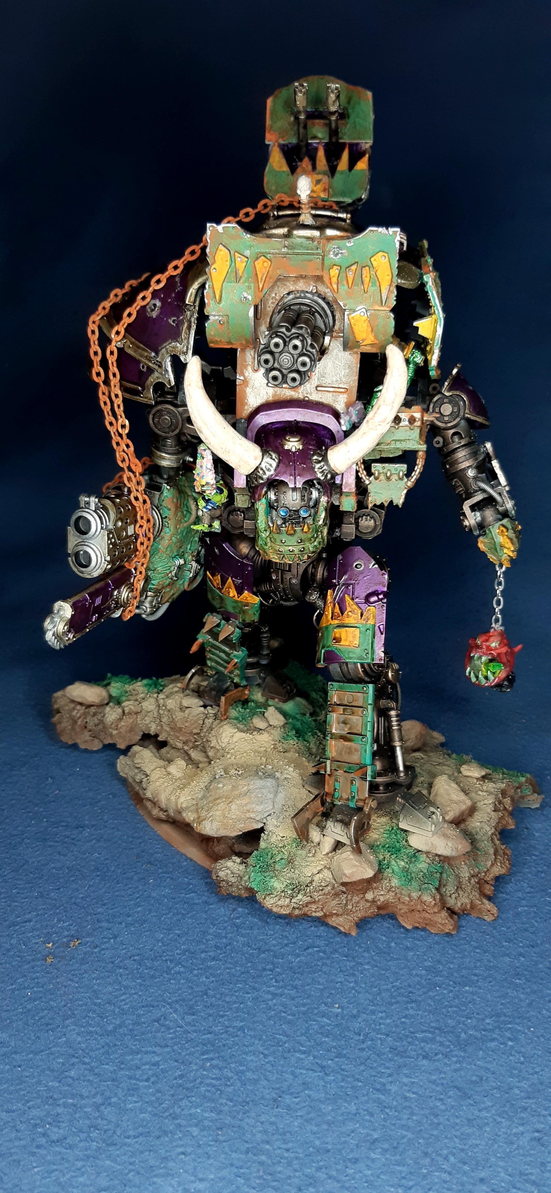 El Luchador, Grots, Imperial Knights, Kittbashing, Modding, Orks, Work In Progress