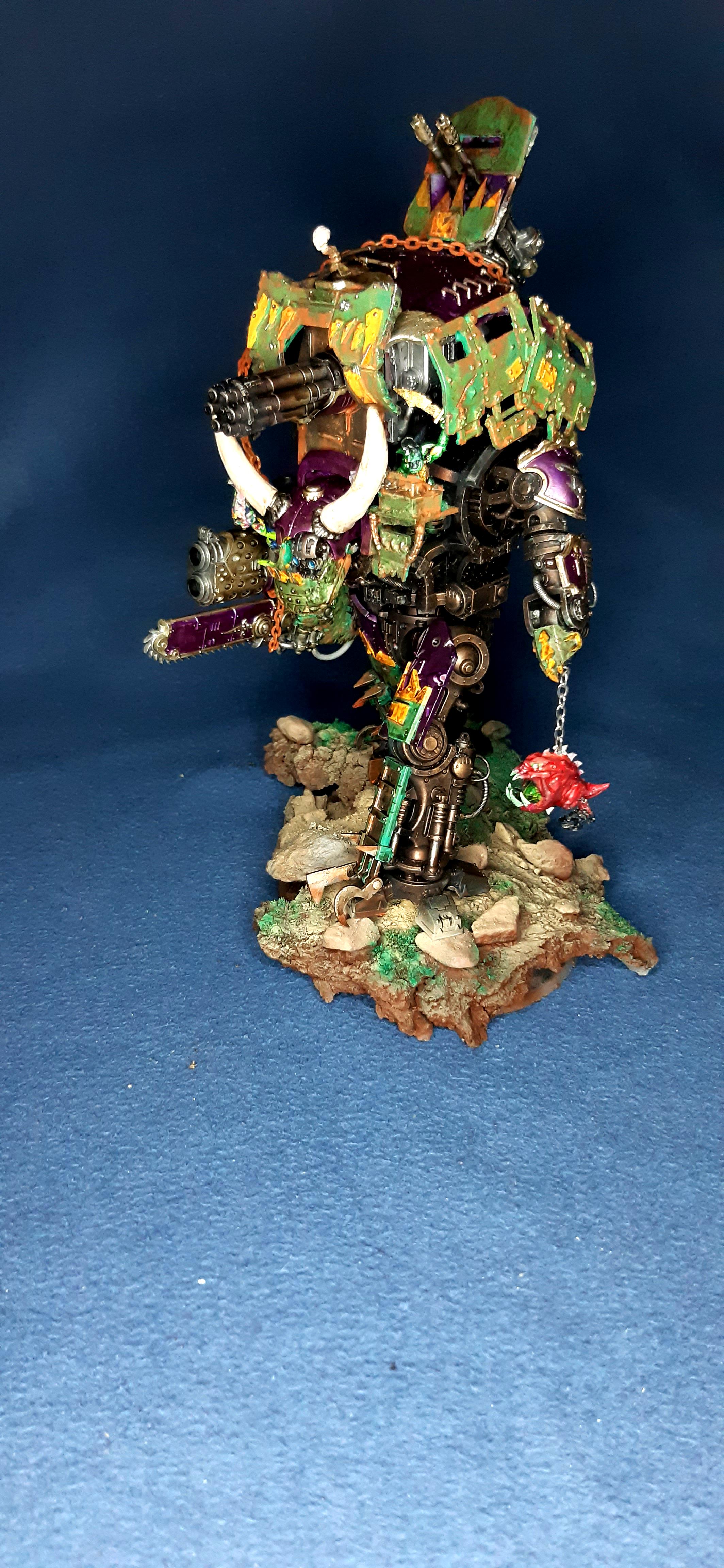 El Luchador, Grots, Imperial Knights, Kittbashing, Modding, Orks, Work In Progress