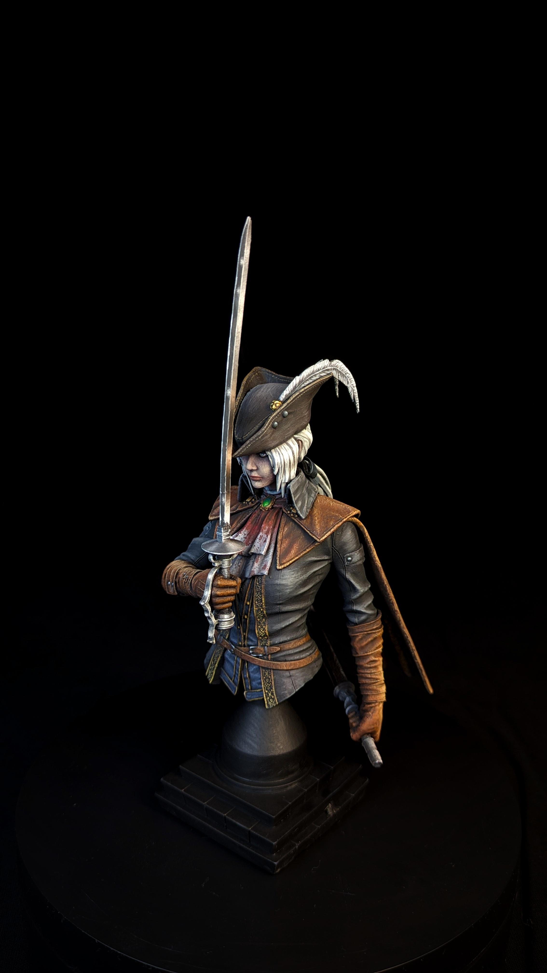 Astral Clocktower, Bloodborne, Bust, Display, Lady Maria, Video Game