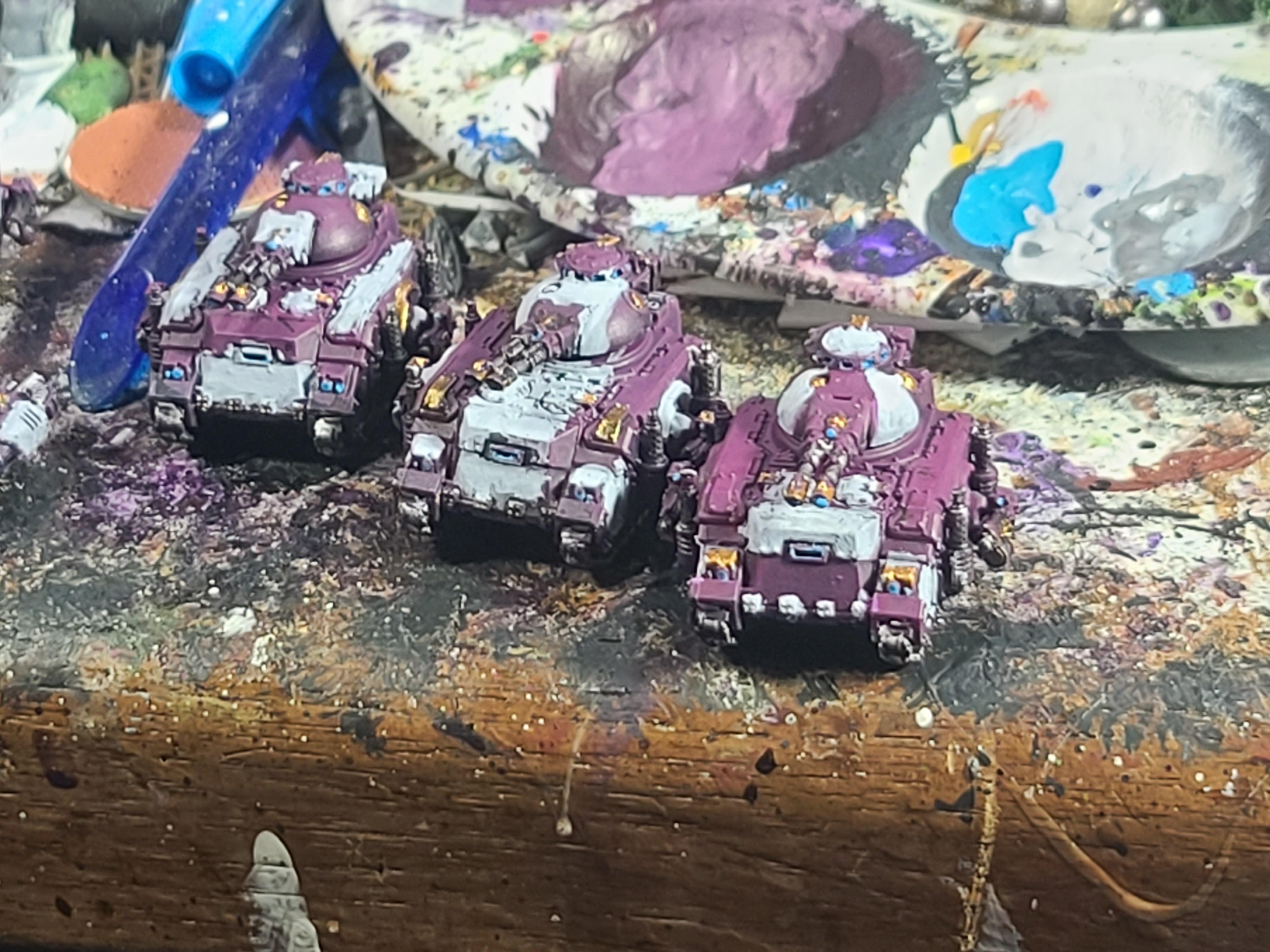 8mm, Emperor's Children, Games Workshop, Legions Imperialis, Predator, Space Marines, Tank