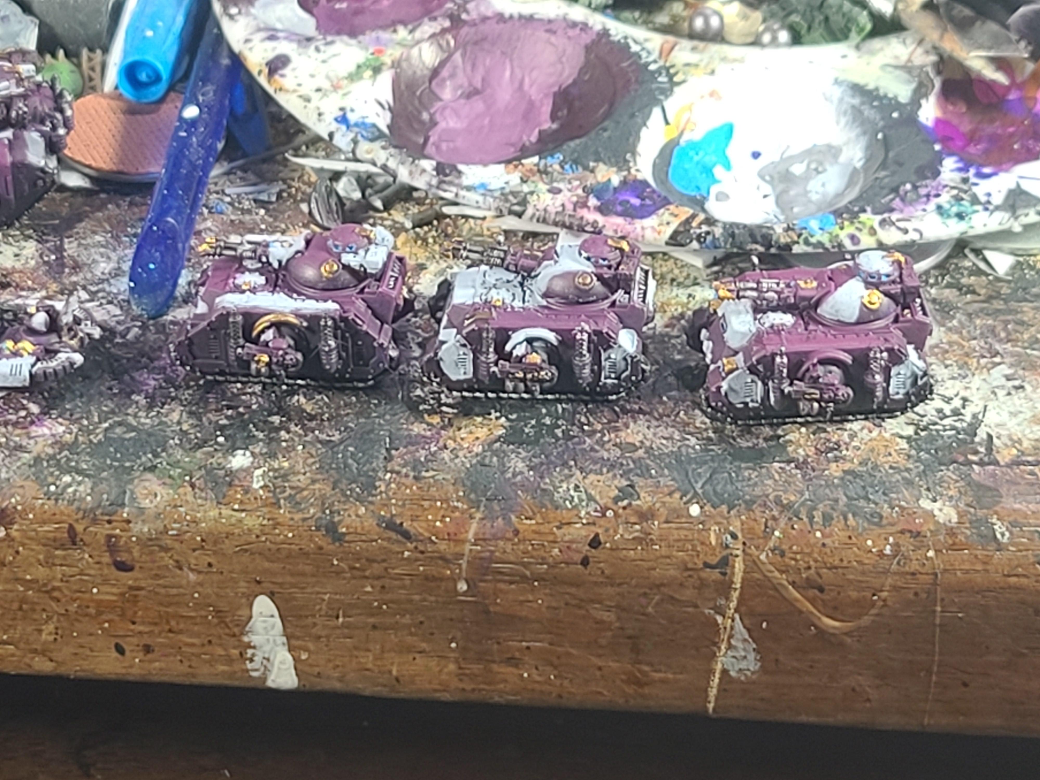 8mm, Emperor's Children, Games Workshop, Legions Imperialis, Predator, Space Marines, Tank