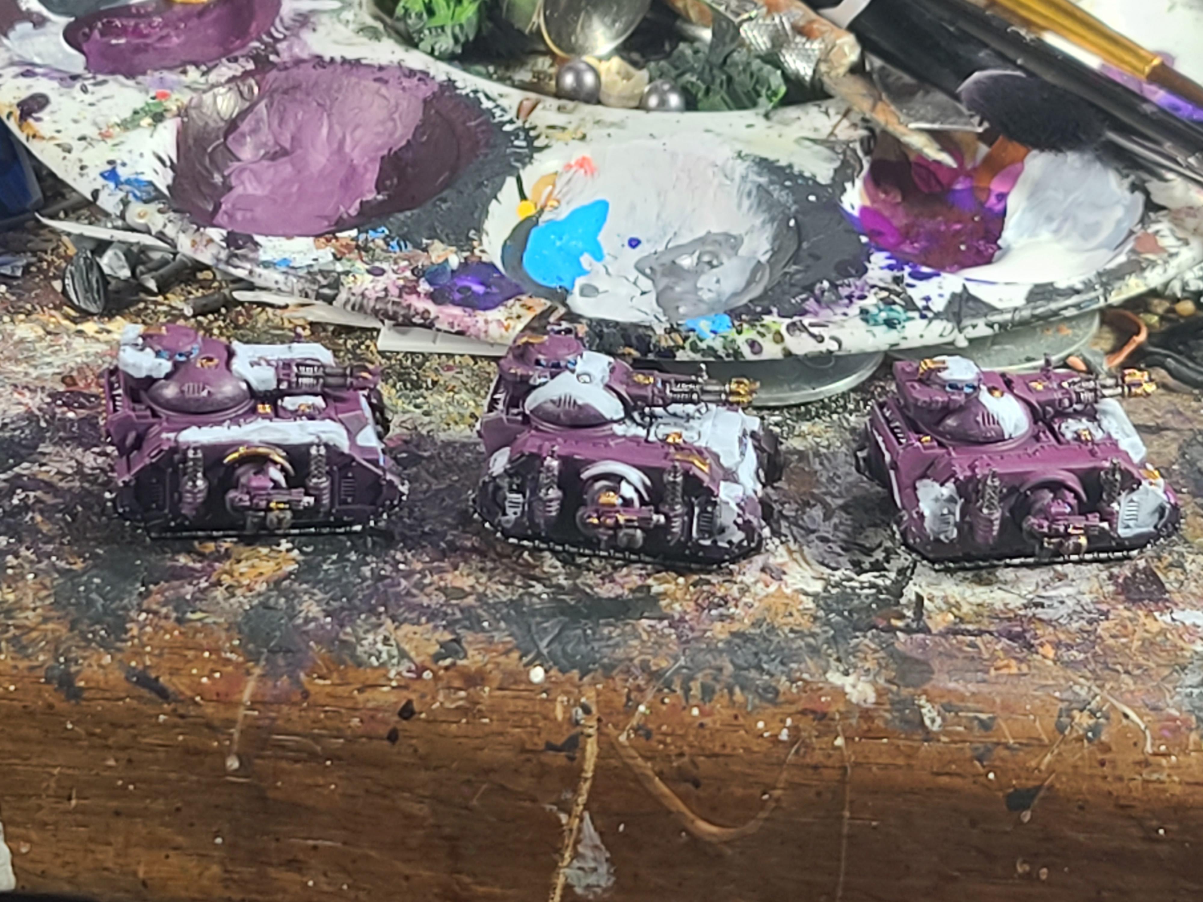 8mm, Emperor's Children, Games Workshop, Legions Imperialis, Predator, Space Marines, Tank