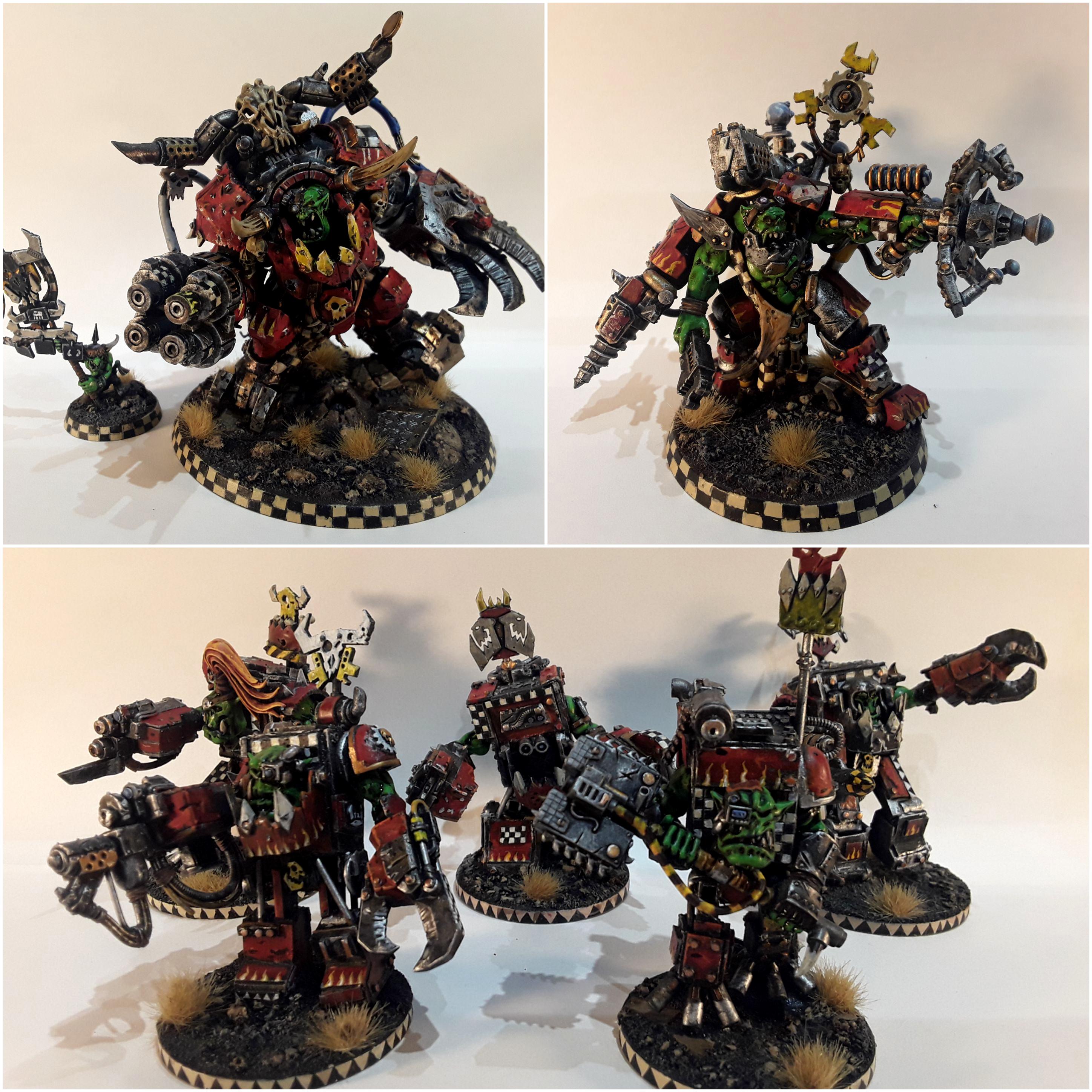 Big Mek, Meganob, Meganobz, Orks, Warboss