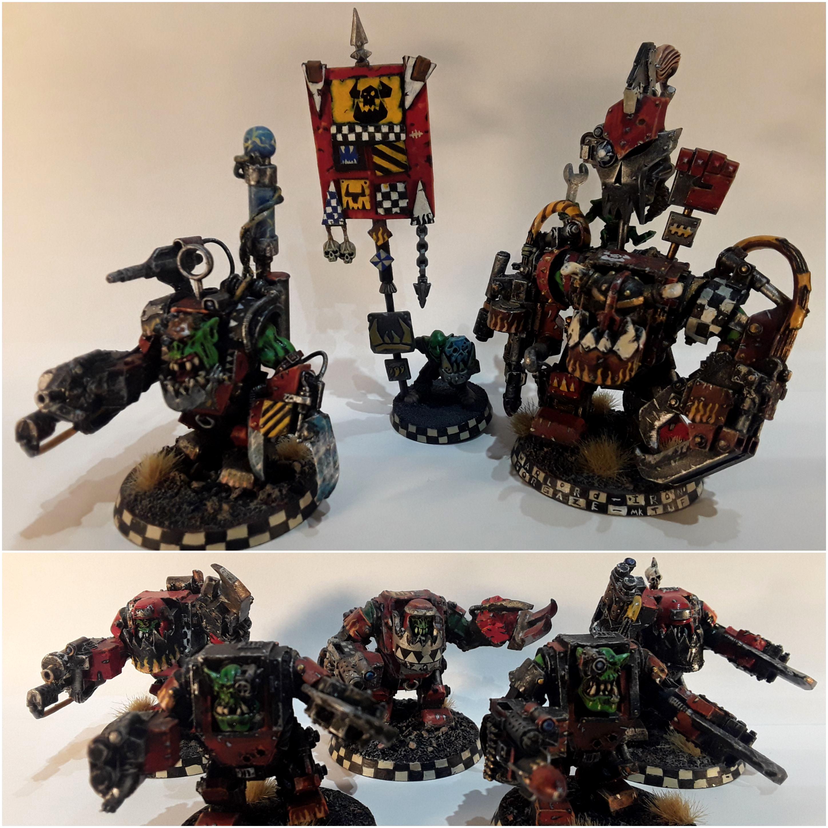 Big Mek, Meganob, Meganobz, Orks, Warboss