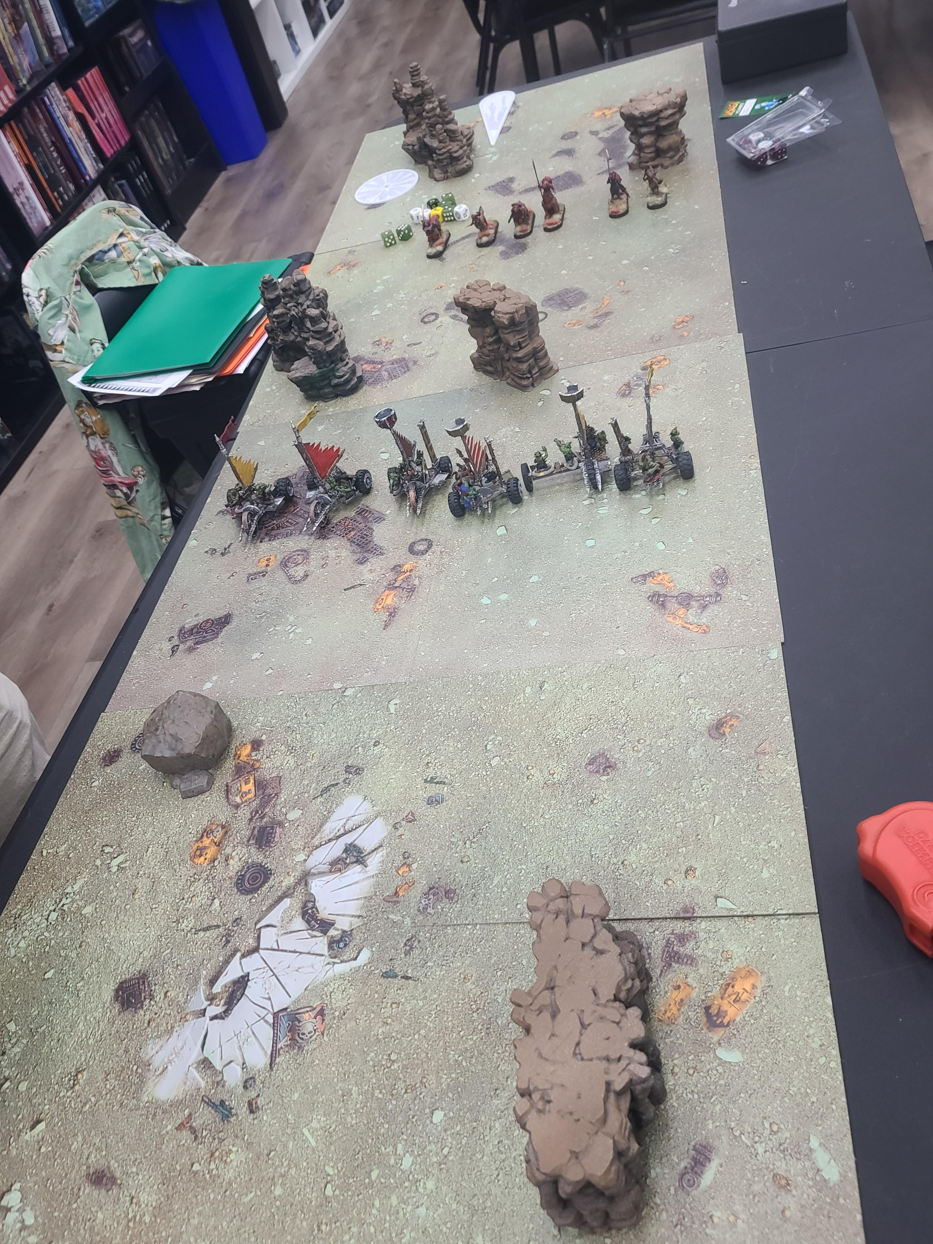 Da Chase, Game Shots, Gorkamorka, Grot Revolutionary Committee, Muties
