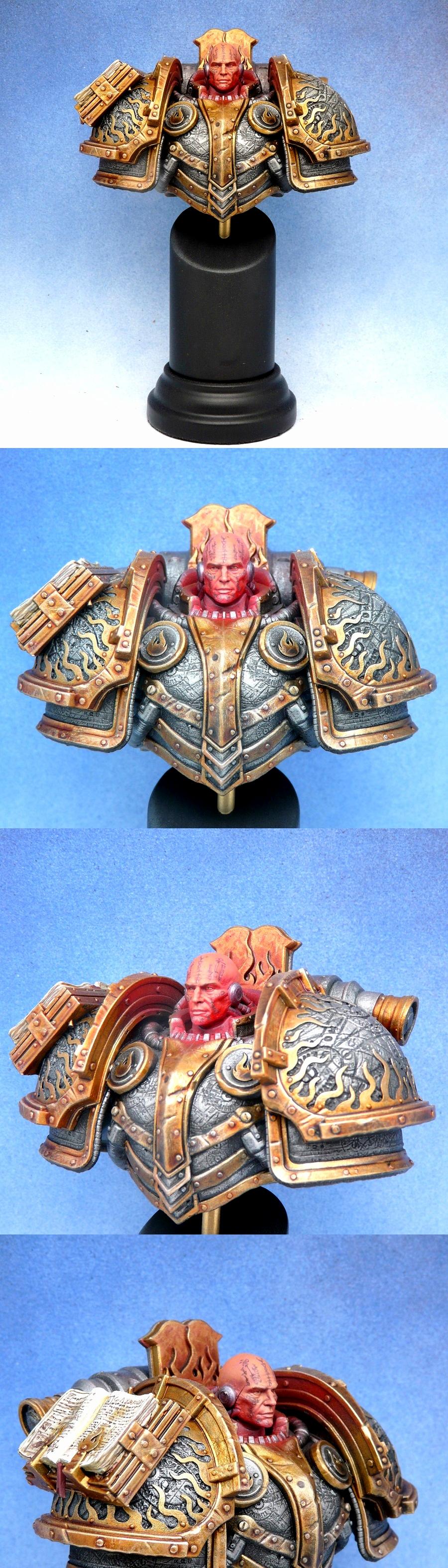 Adeptus Astartes, Bust, Hereticus Astartes, Horus Heresy, Lorgar Aurelian, Object Source Lighting, Primarch, Space Marines, Urizen, Word Bearers