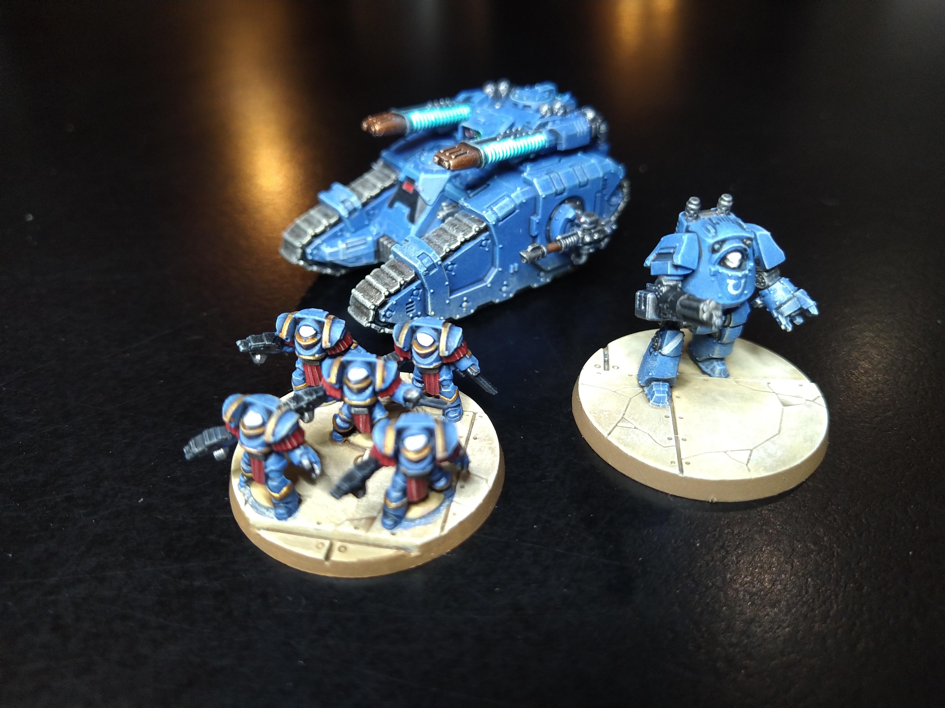 Army, Core Box, Custom, Legions Imperialis, Painted, Scratch Build, Terrain, Ultramarines