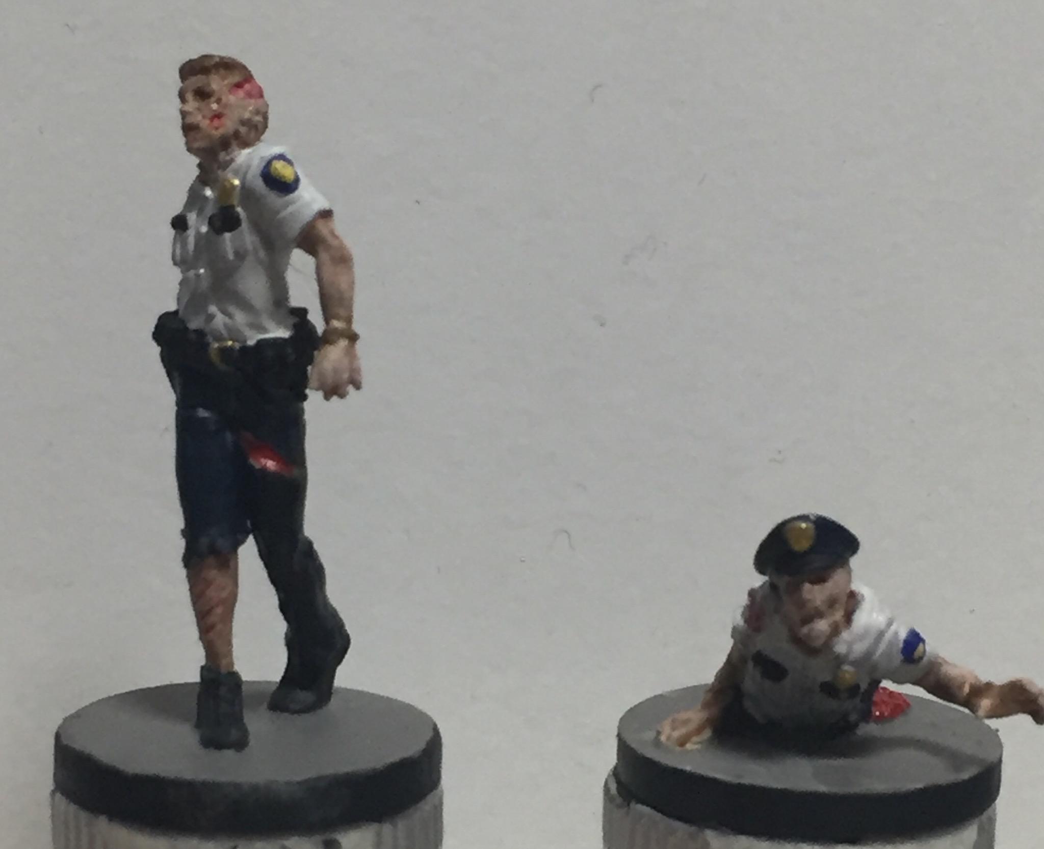 Police, Re2, Resident Evil, Rpd, Steamforged Games, Zombie