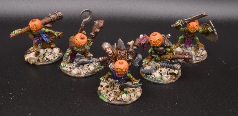 Grots, Halloween, Pumpkin Heads