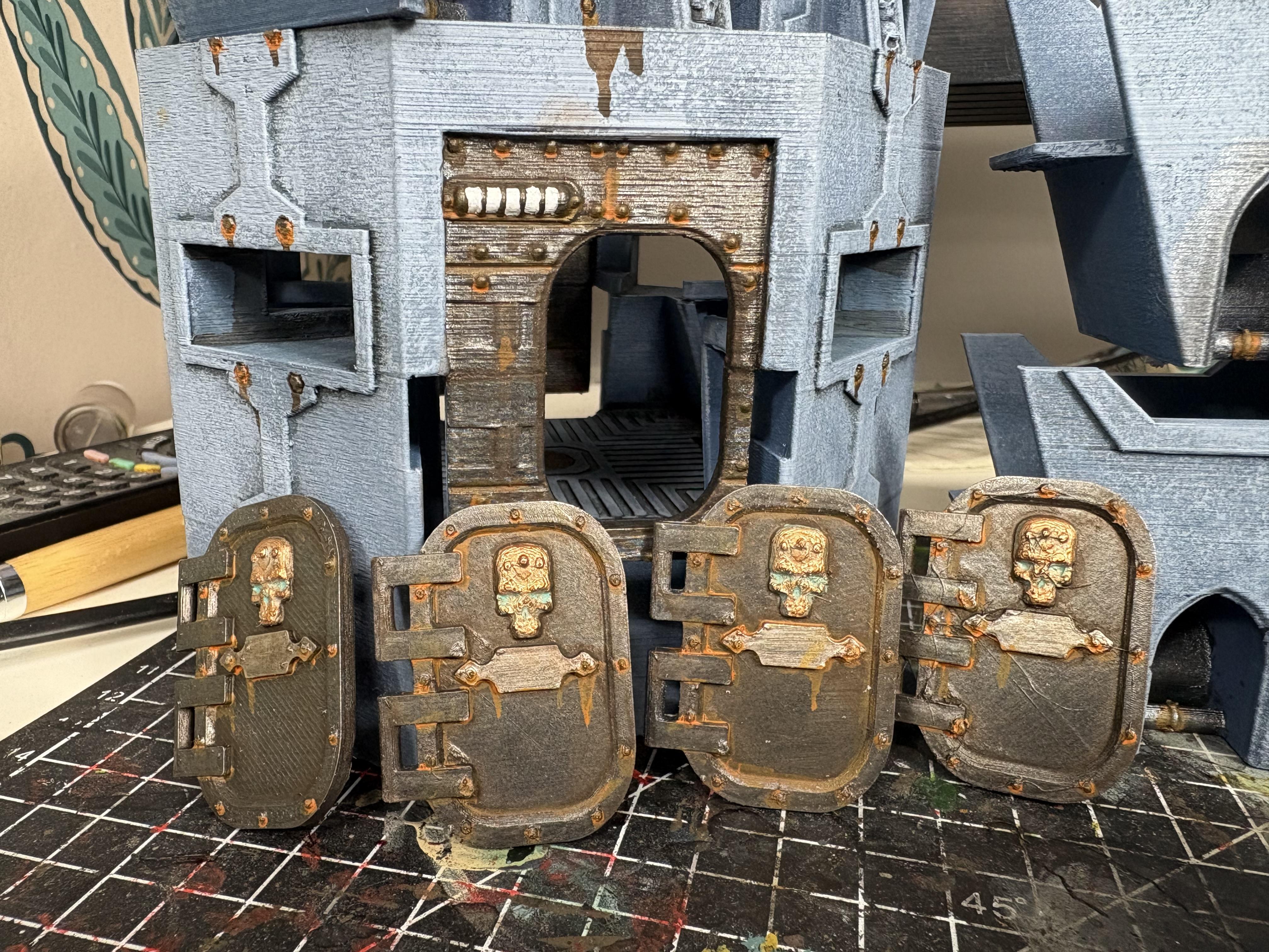 3d Printed, Fortress, Warhammer 40,000, White Dwarf Strongpoint, Work In Progress