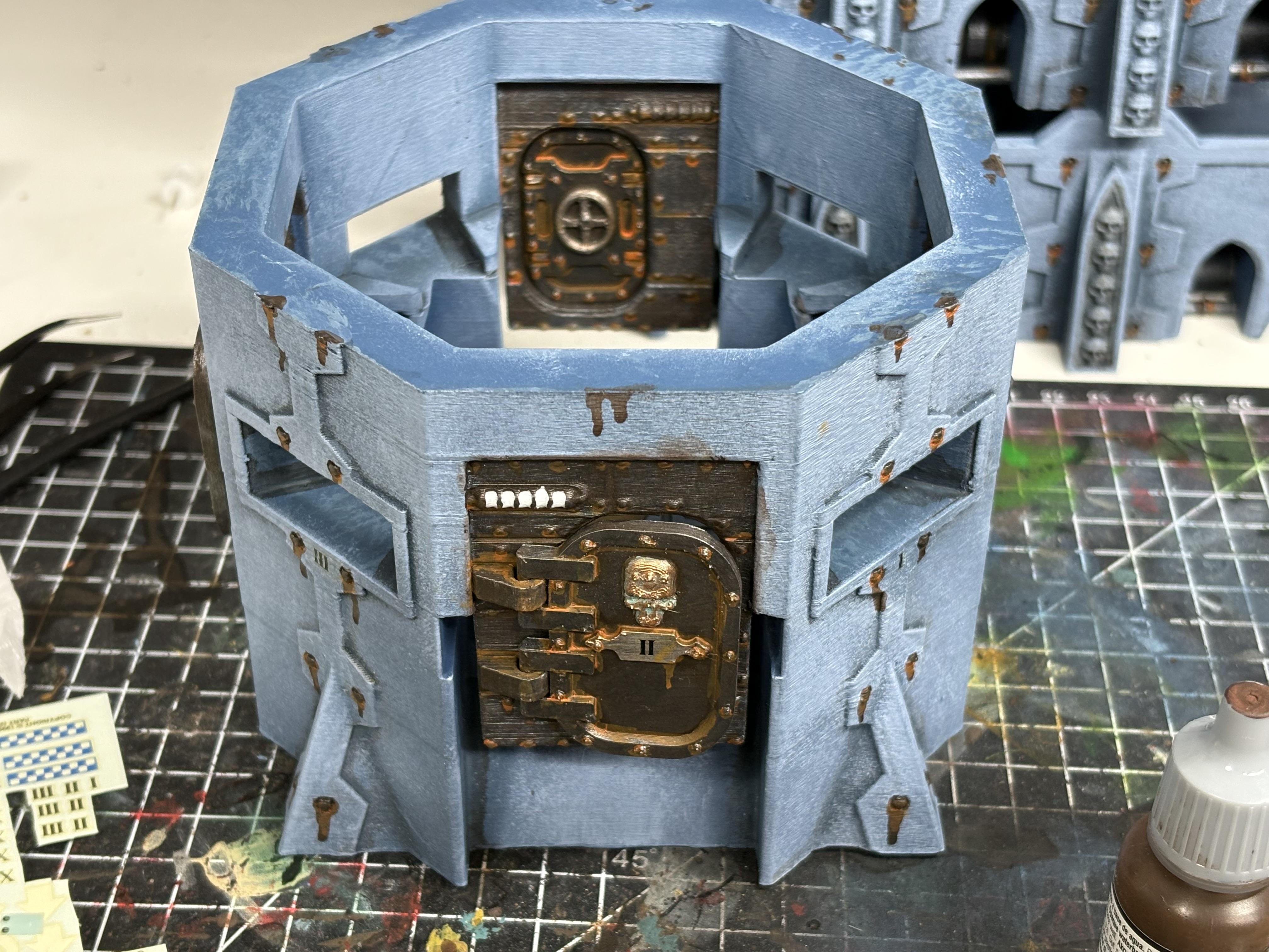 3d Printed, Fortress, Strongpoint, Warhammer 40,000, White Dwarf, Work In Progress