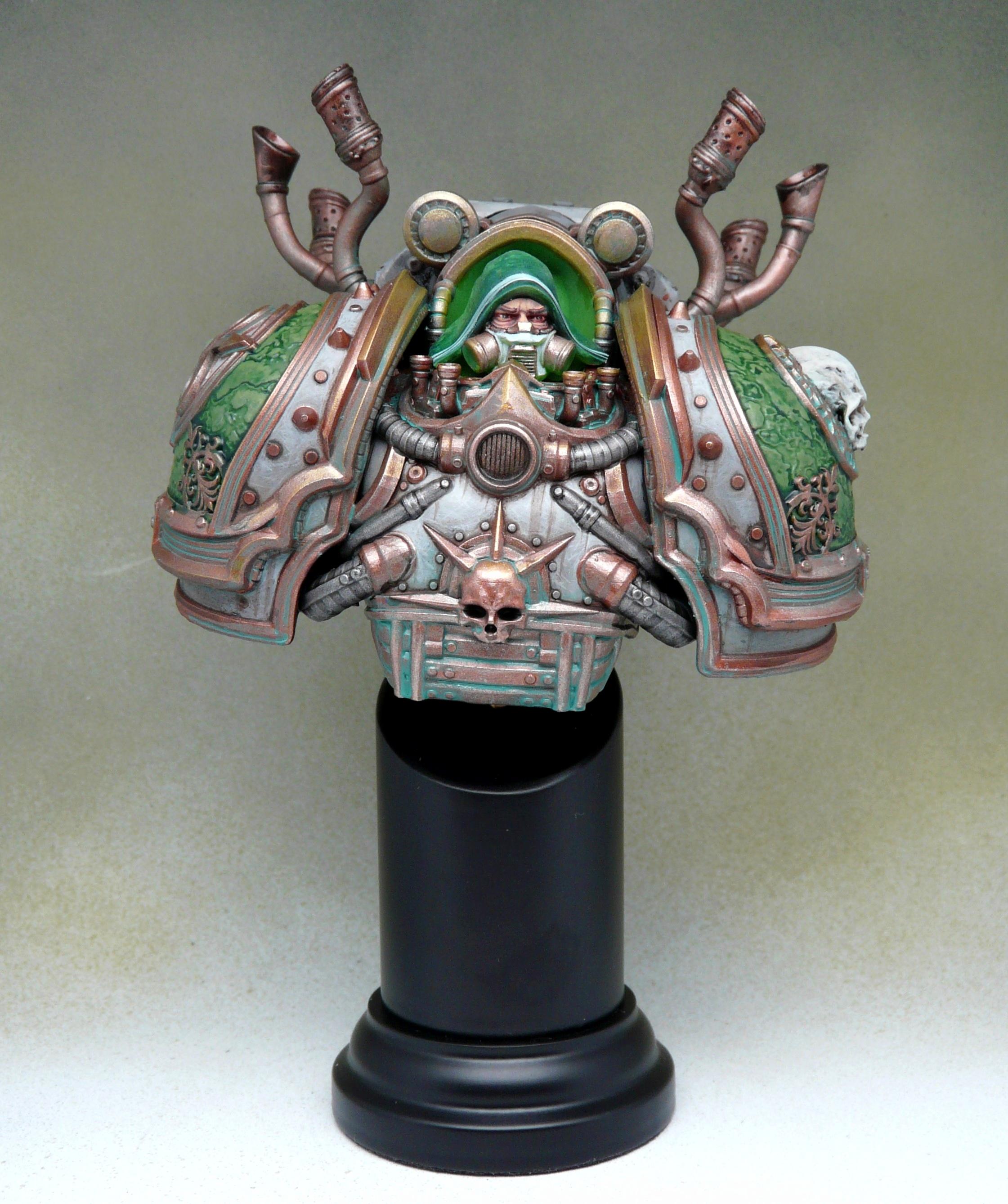 Adeptus Astartes, Bust, Death Guard, Hereticus Astartes, Horus Heresy, Mortarion, Primarch, Space Marines