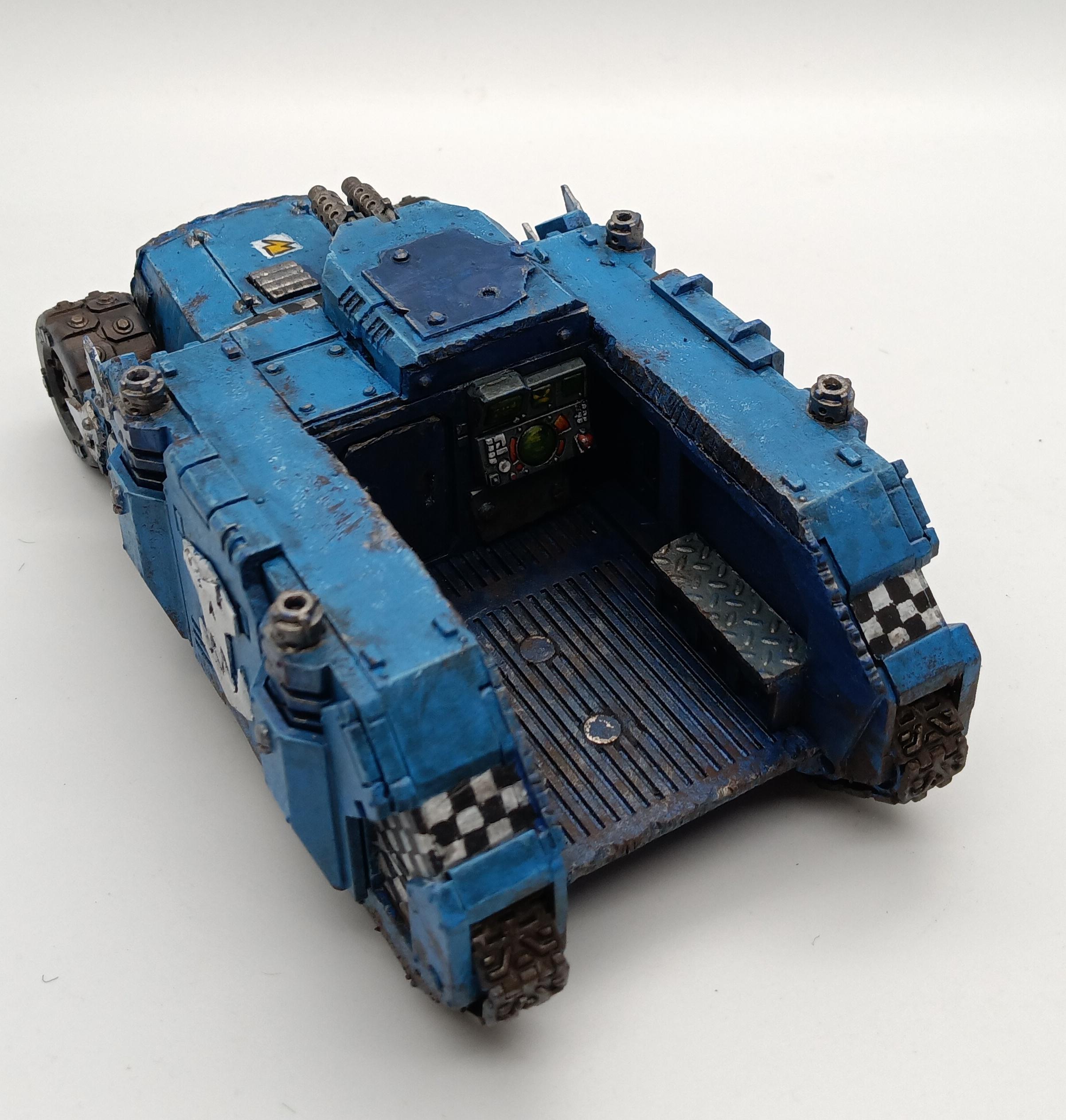 Battlewagon, Conversion, Kannonwagon, Looted, Orks, Rhino