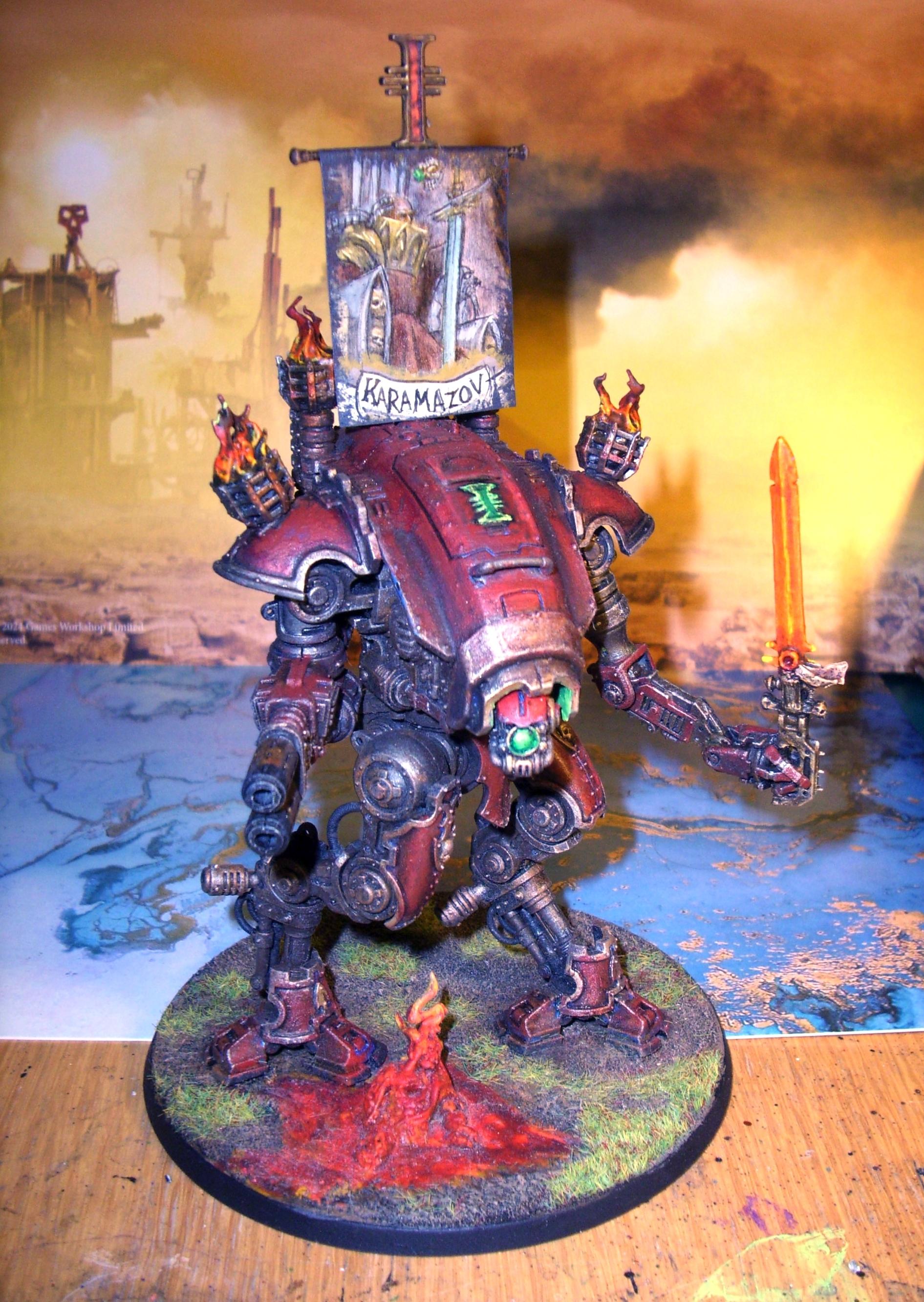 Armiger, Imperial Knight, Imperium, Inquisition, Inquisitor, Inquisitor Karamazov, Knight Armiger, Knights, Warhammer 40,000