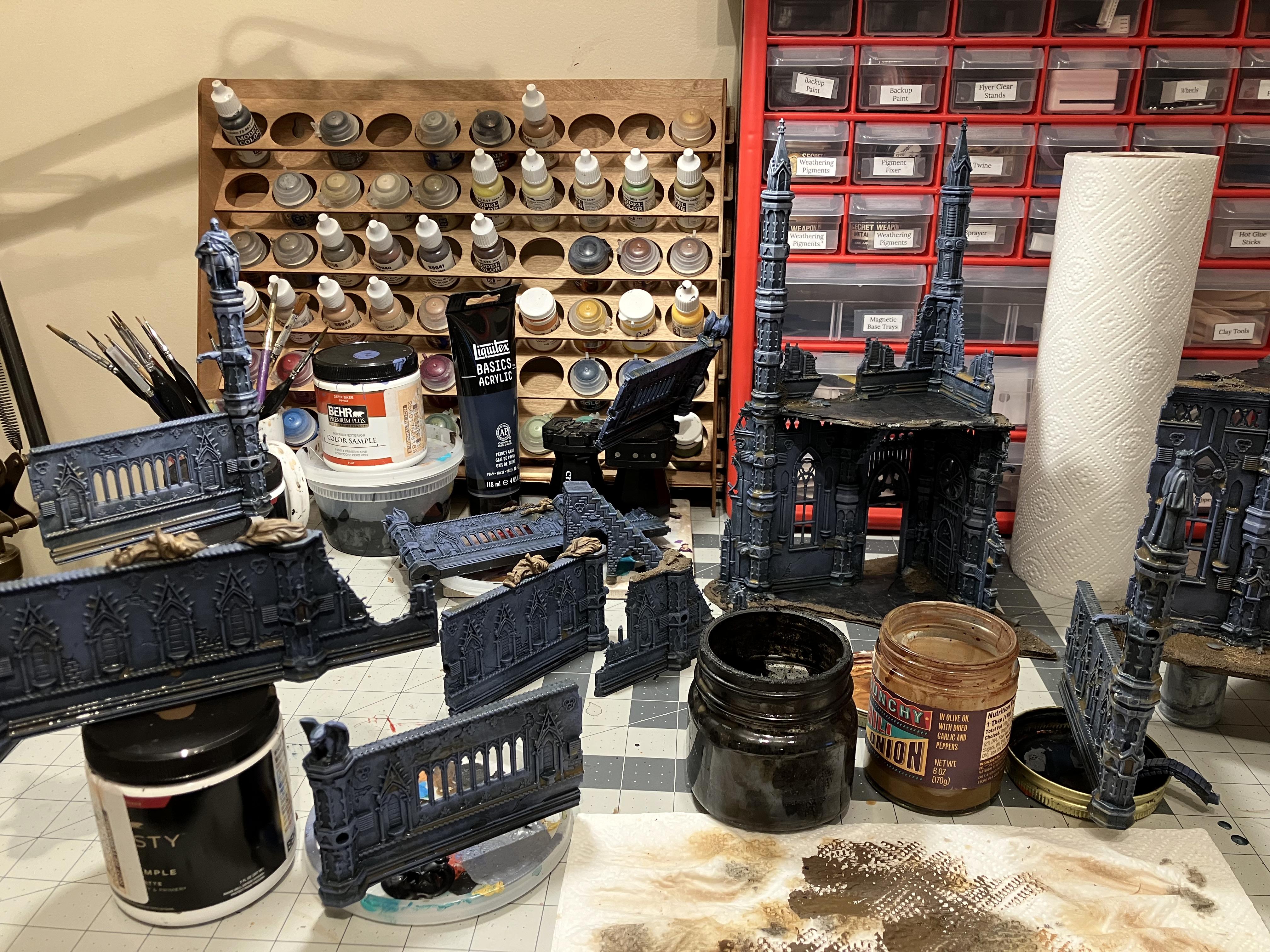 Commission, Rampart Terrain, Ruins, Terrain, Work In Progress