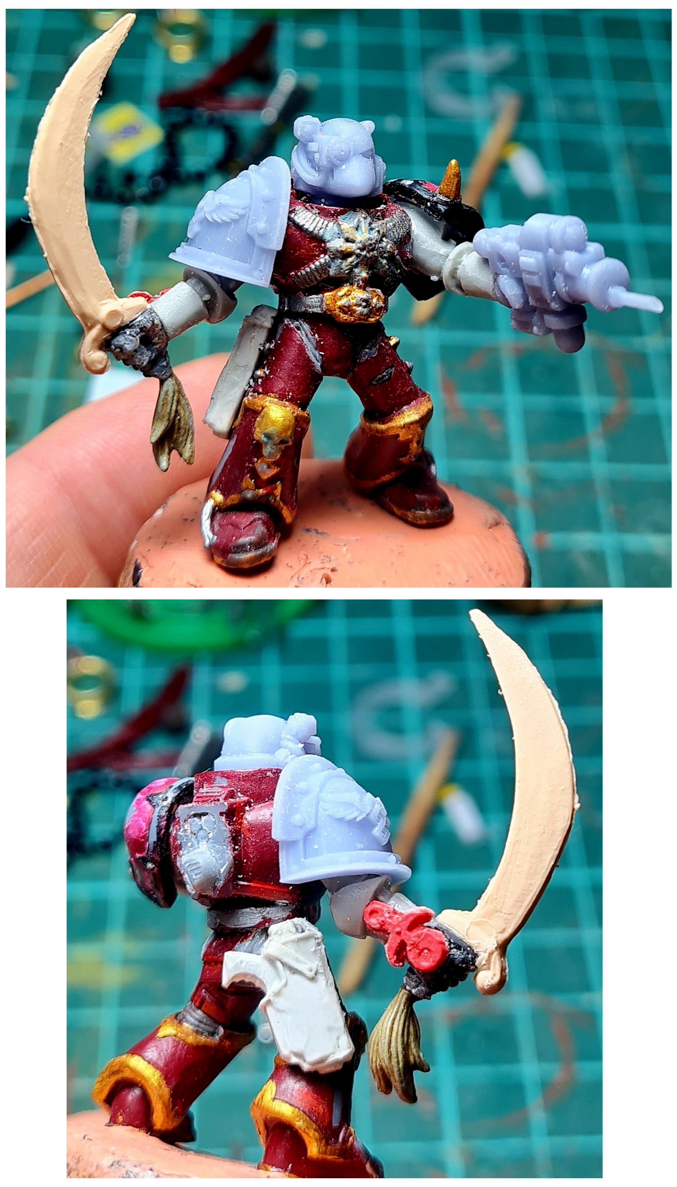 3d, Apothecary, Chaos, Chaos Space Marines, Collage, Conversion, Heresy, Heretic Astartes, Infantry, Kitbash, Perfection Or Death, Putty [delete], Rebuild, Saber, Slaanesh, Tehnolog, Traitor Legions, Warhammer 40,000, Work In Progress