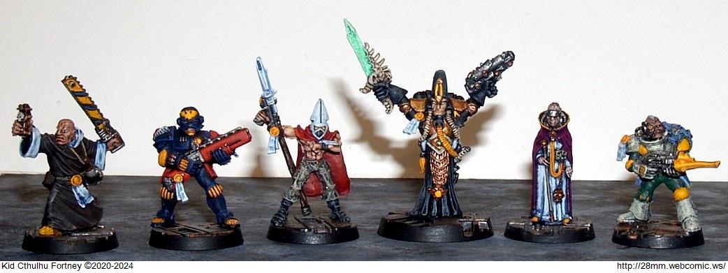 Adeptus Arbites, Adeptus Custodes, Astropath, Games Workshop, Henchmen, Inquisition, Inquisitor, Oldhammer, Preacher, Retinue, Rogue Trader, Warhammer 40,000