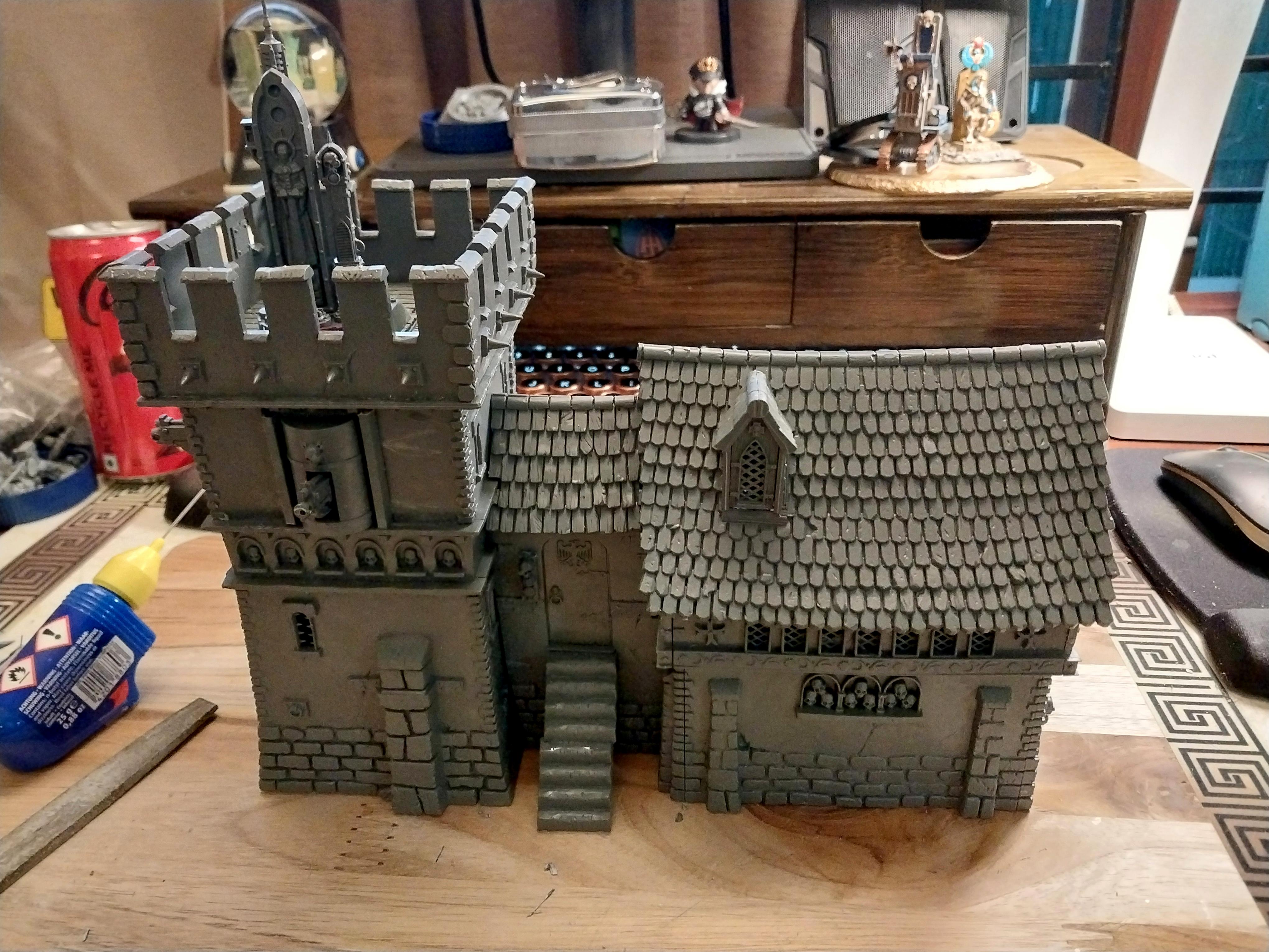 Empire, Fortified Manor, Warhammer 40,000, Work In Progress
