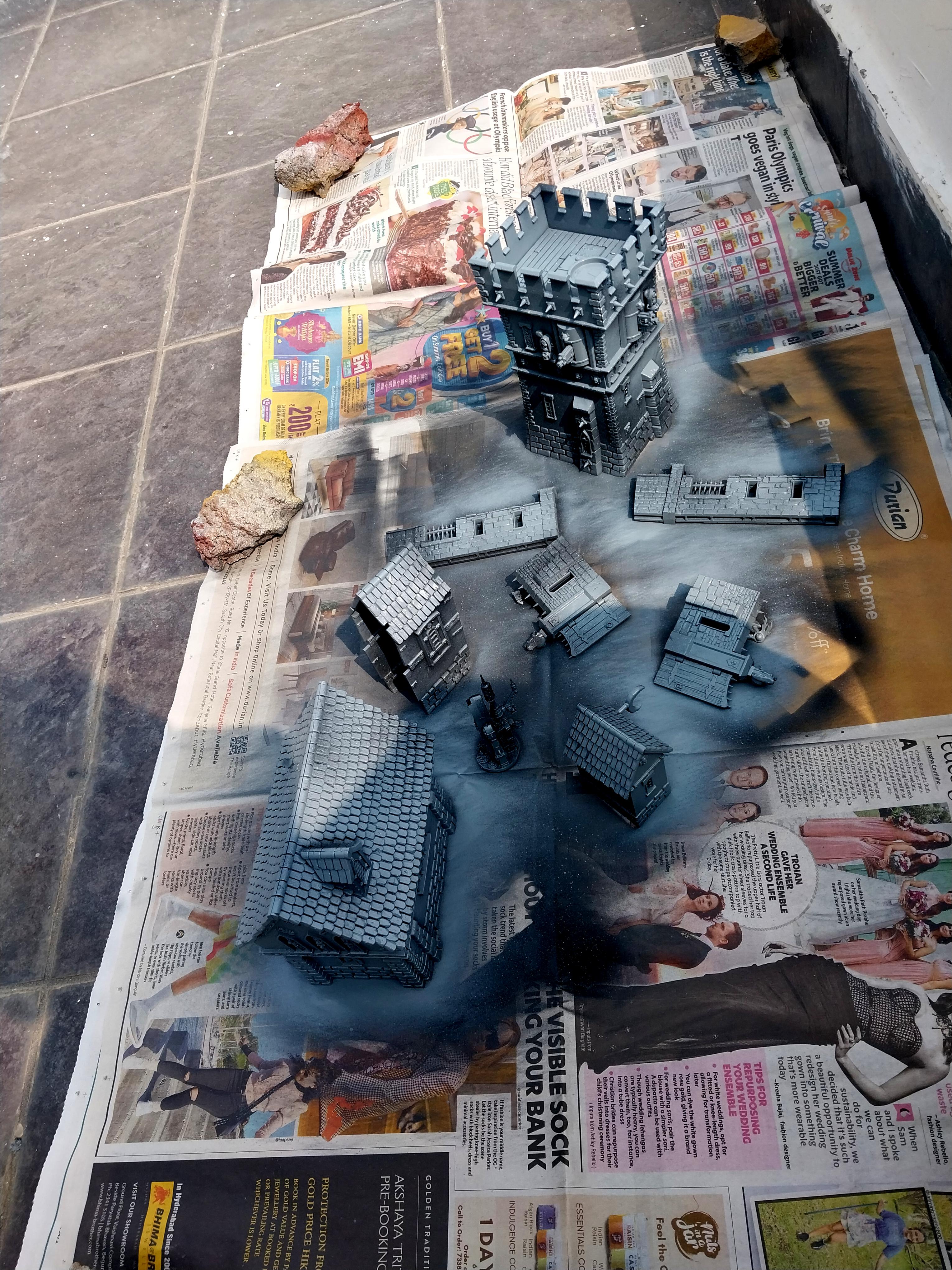 Empire, Fortified Manor, Warhammer 40,000, Work In Progress