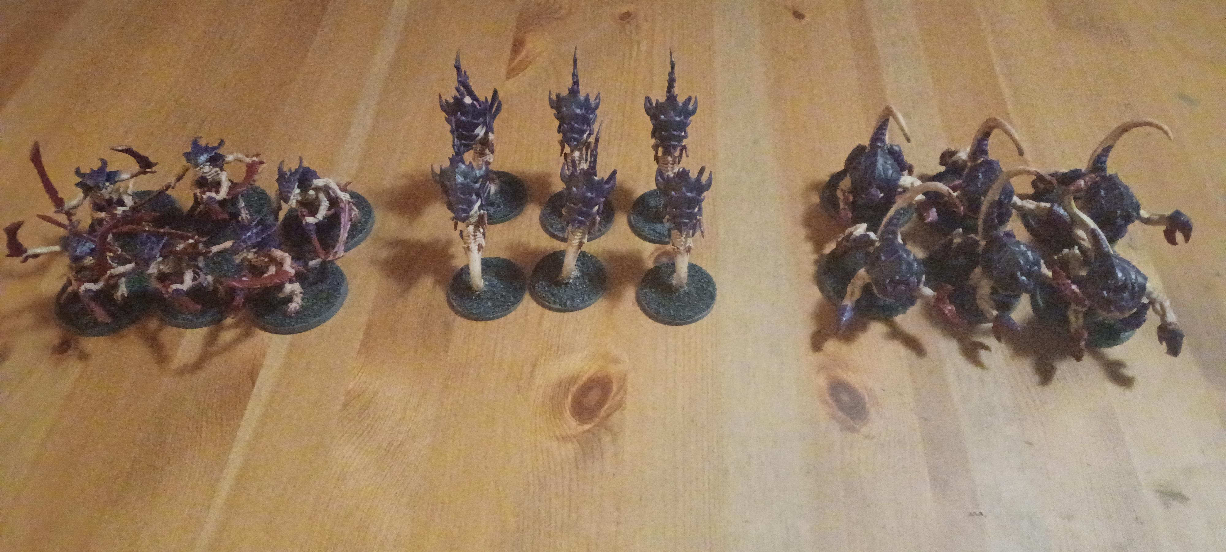 Warriors, Zoanthrope and tyrant guard 