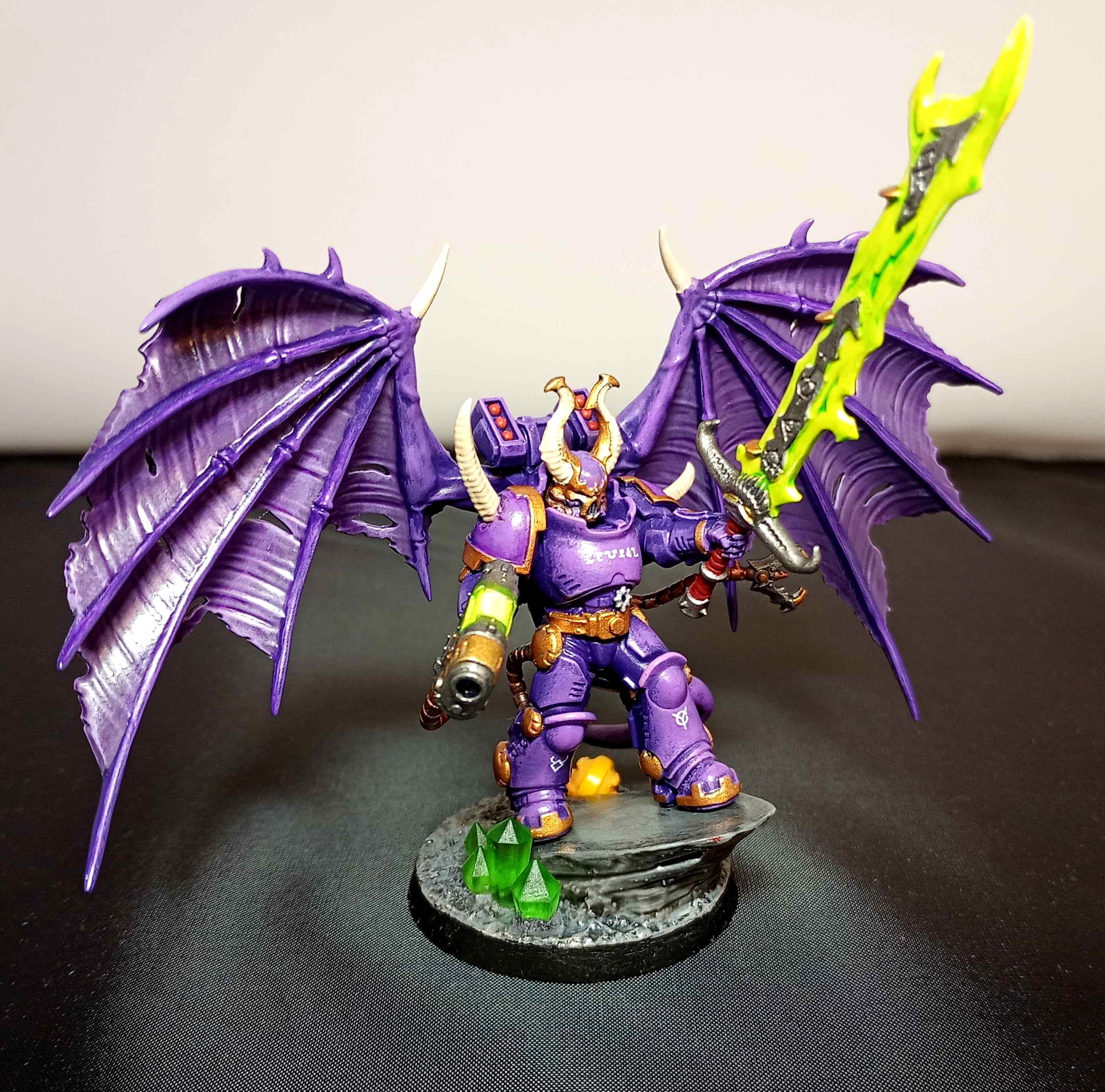 Chaos Lord, Chaos Space Marines, Conversion, Kitbash Chaos, Warhammer 40,000