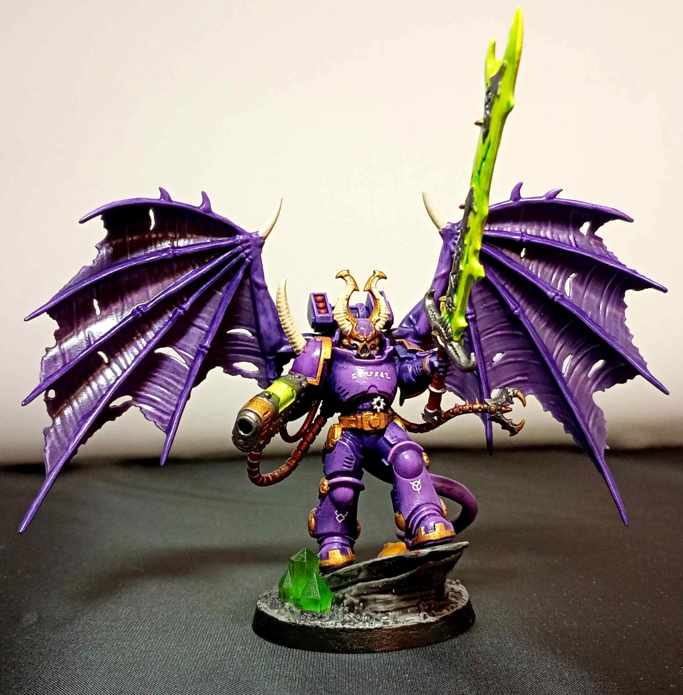 Chaos Lord, Chaos Space Marines, Conversion, Kitbash Chaos, Warhammer 40,000