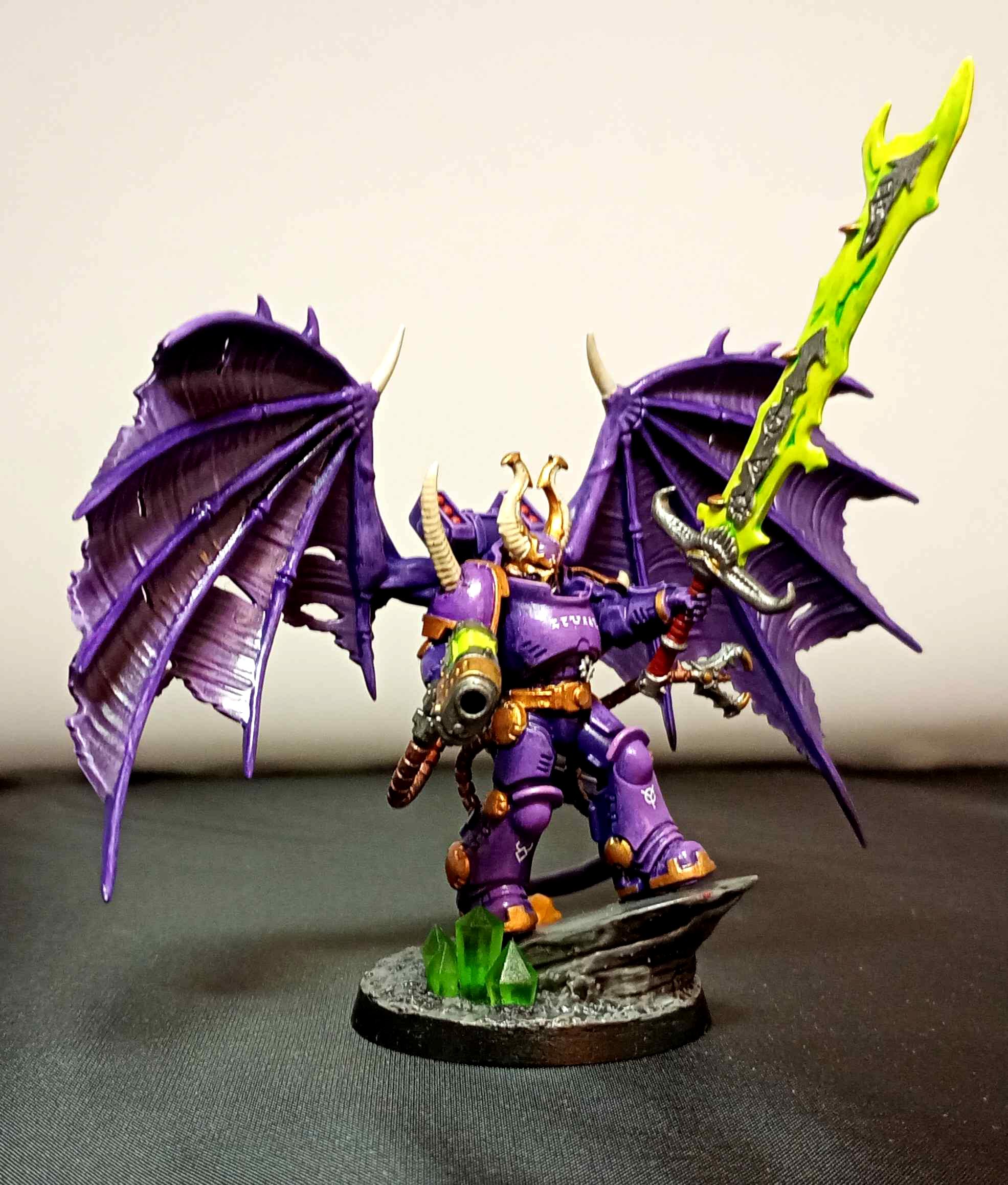 Chaos Lord, Chaos Space Marines, Conversion, Kitbash Chaos, Warhammer 40,000