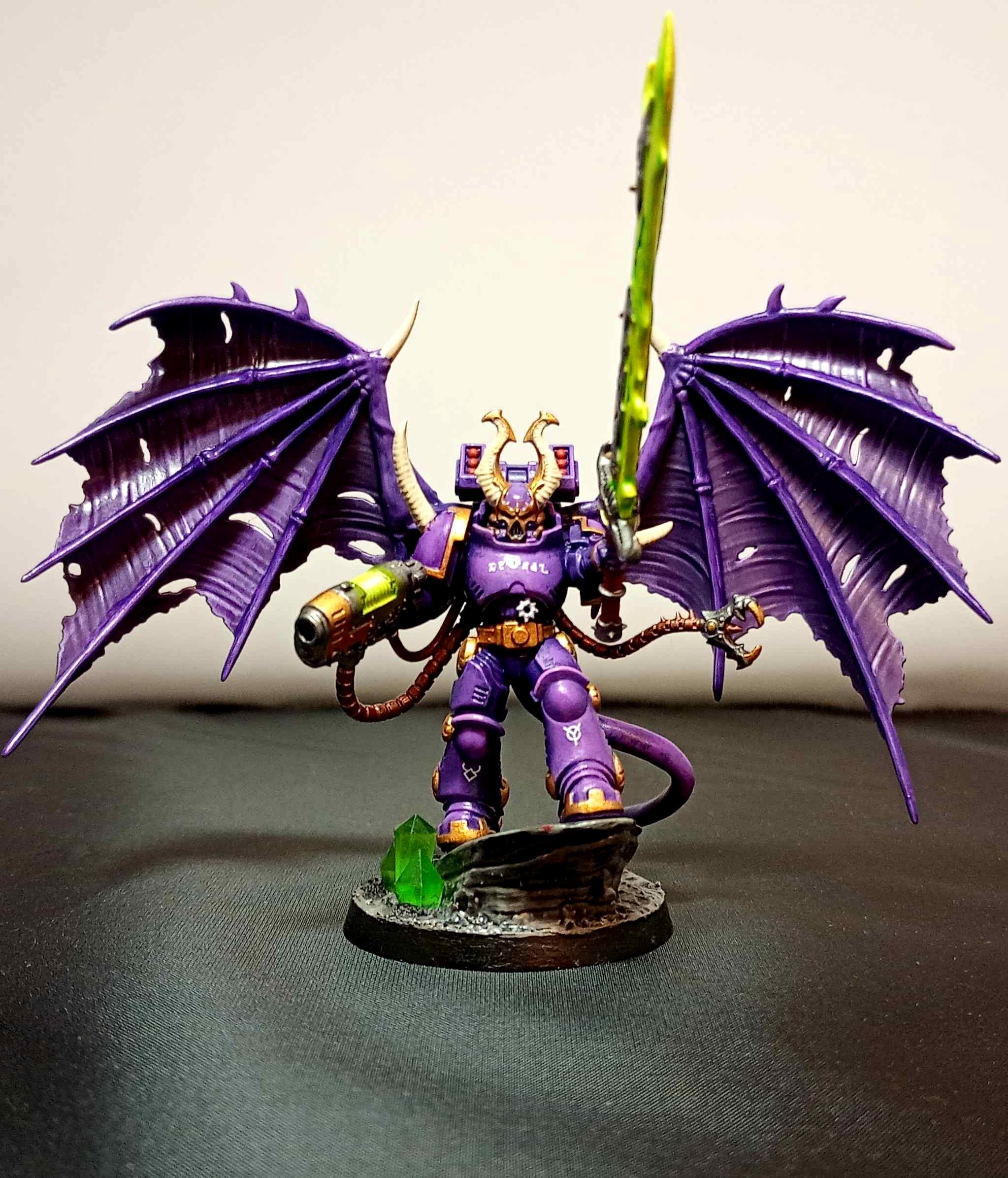 Chaos Lord, Chaos Space Marines, Conversion, Kitbash Chaos, Warhammer 40,000