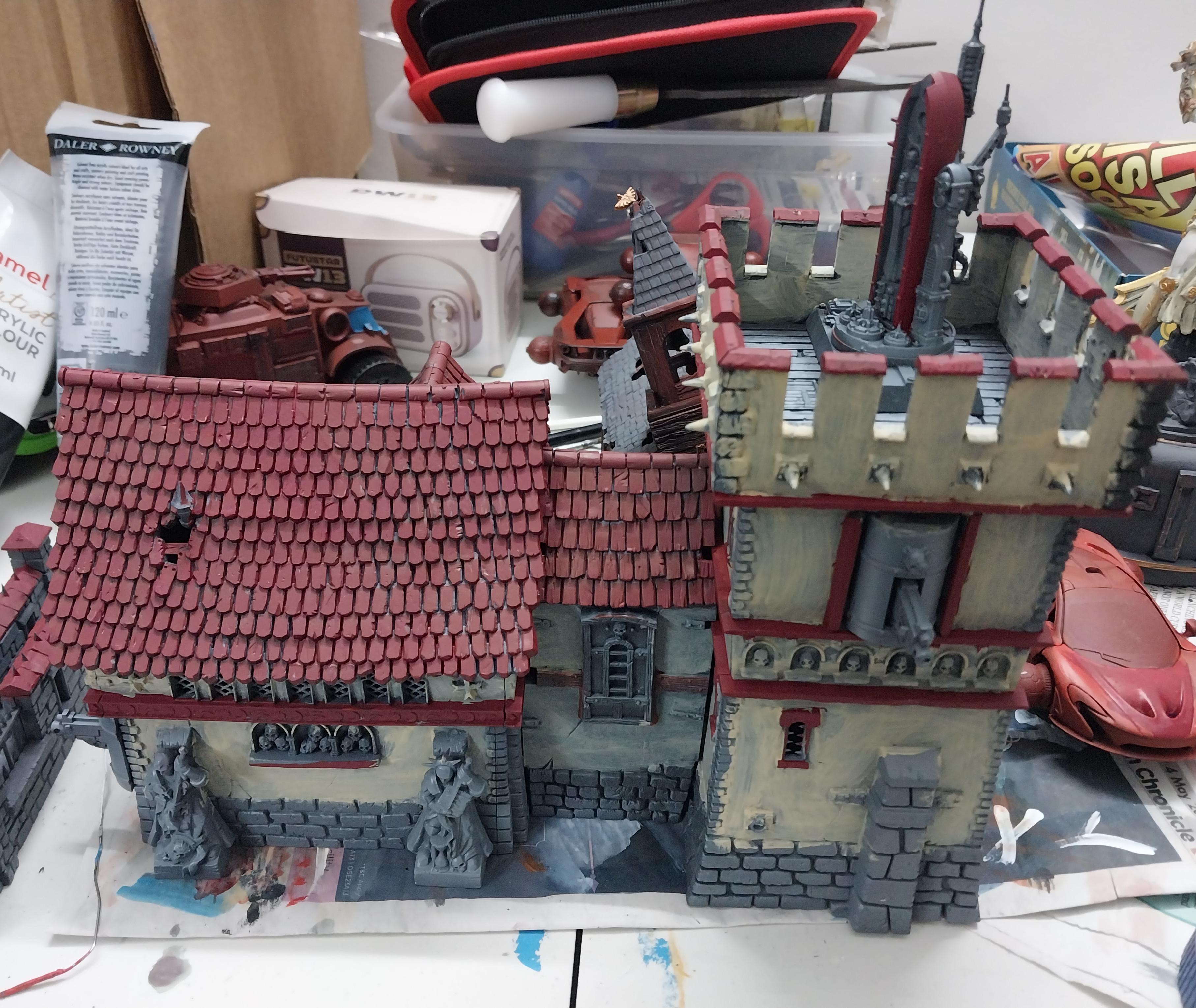 Empire, Fortified Manor, Warhammer 40,000, Work In Progress