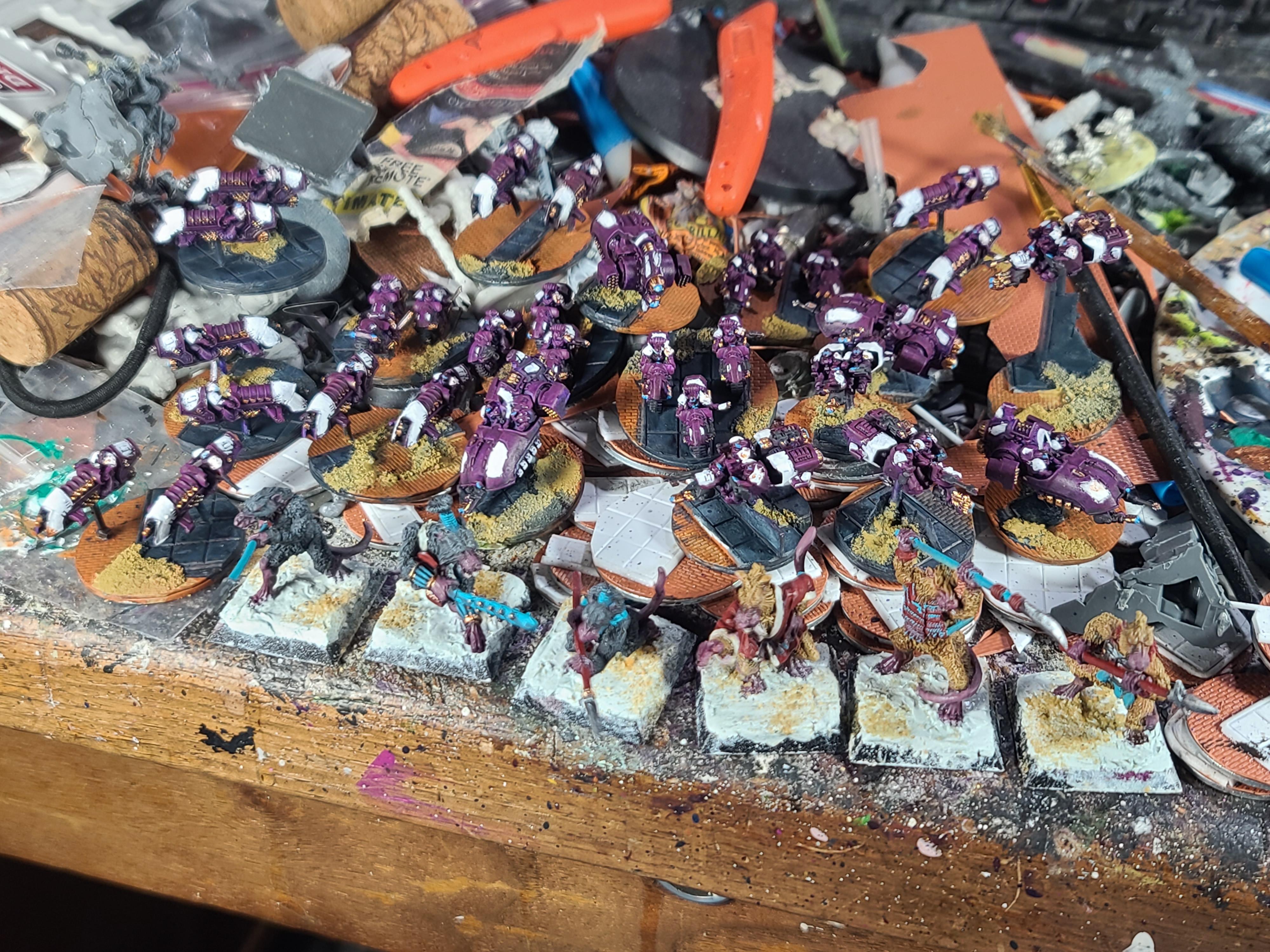 28mm, 8mm, Aeg, Clan War, Emperor's Children, Fast Attack, Games Workshop, Legions Imperialis, Nezumi, Rat Men, Space Marines