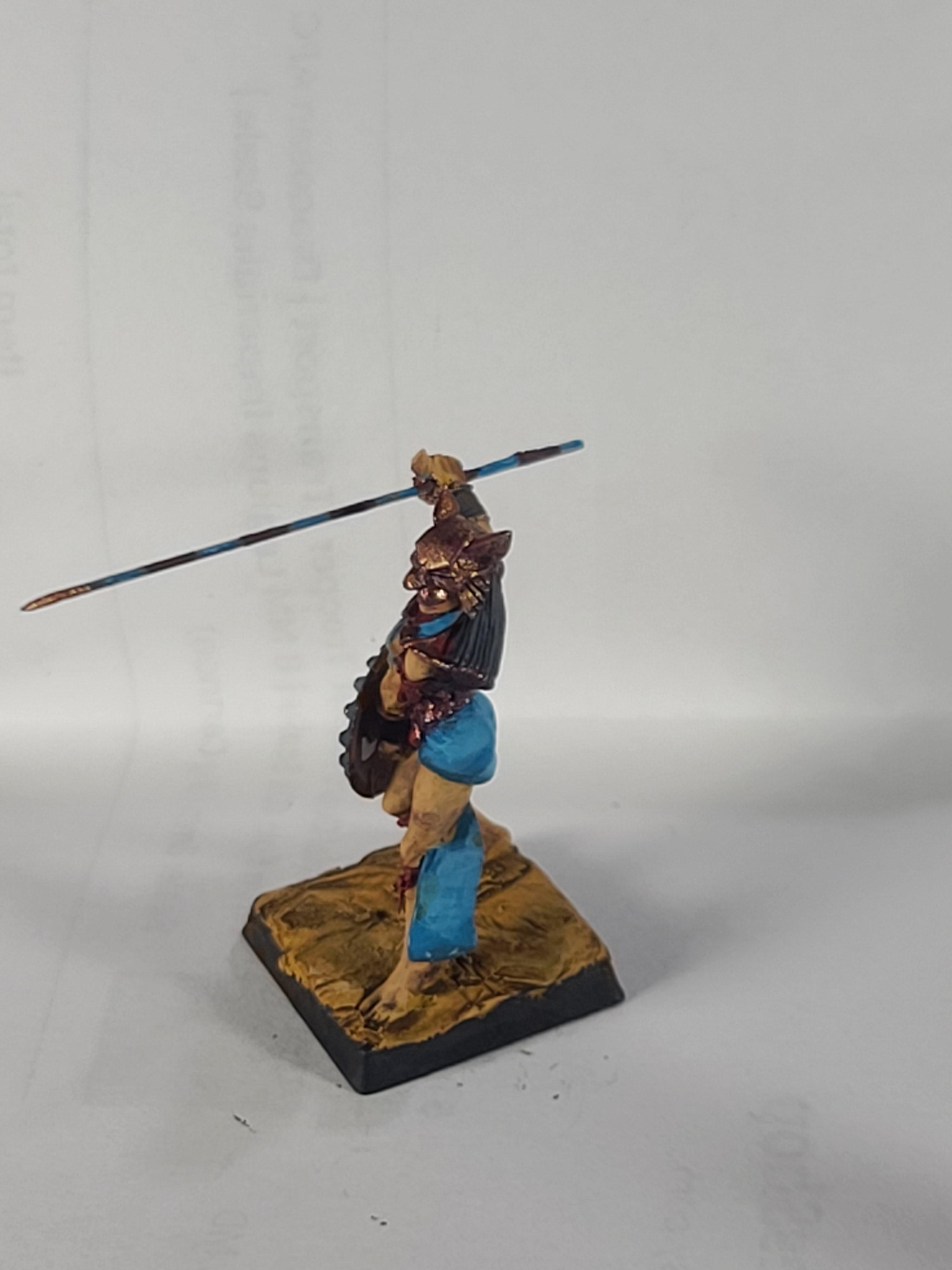 Basti, Blade Dancer, Conversion, Crocodile Games, Hero, Spear, Wargods Of Aegyptus