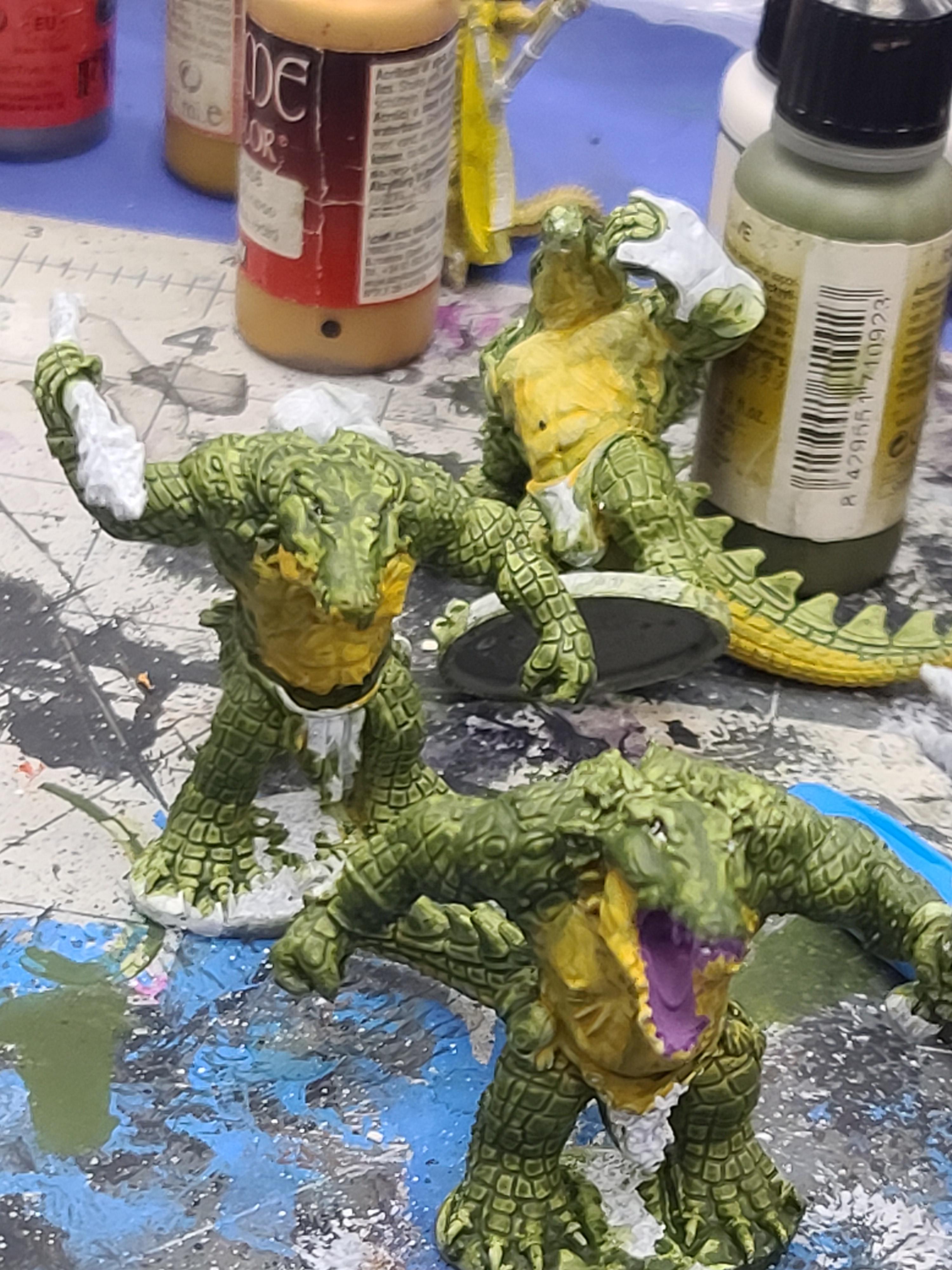 Bones, Croc Men, Crocodile, Reaper Miniatures, Sebeki, War Gods Of Aegyptus