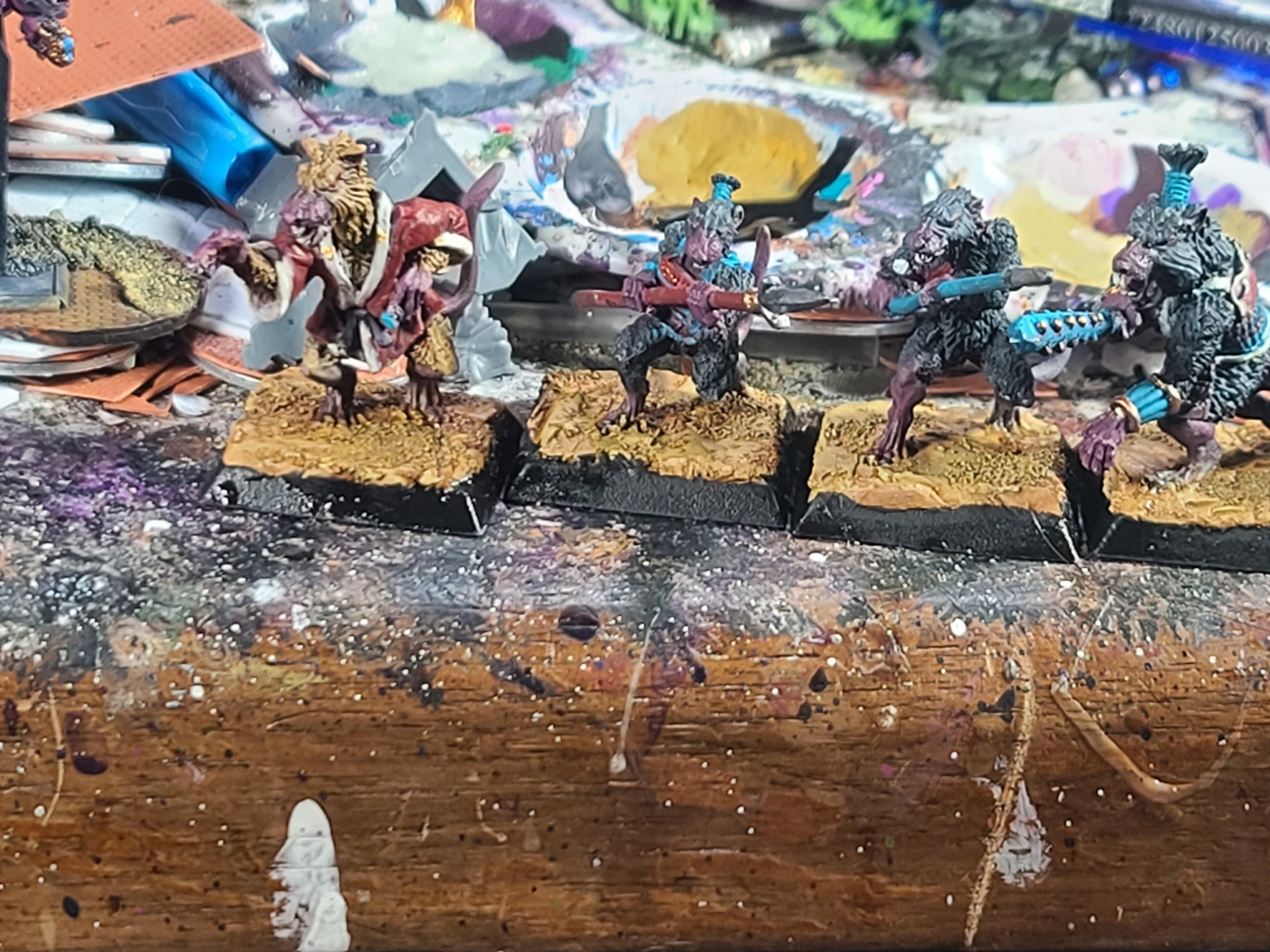Aeg, Clan War, Club, Nezumi, Rat Men, Spear, Tetsubo