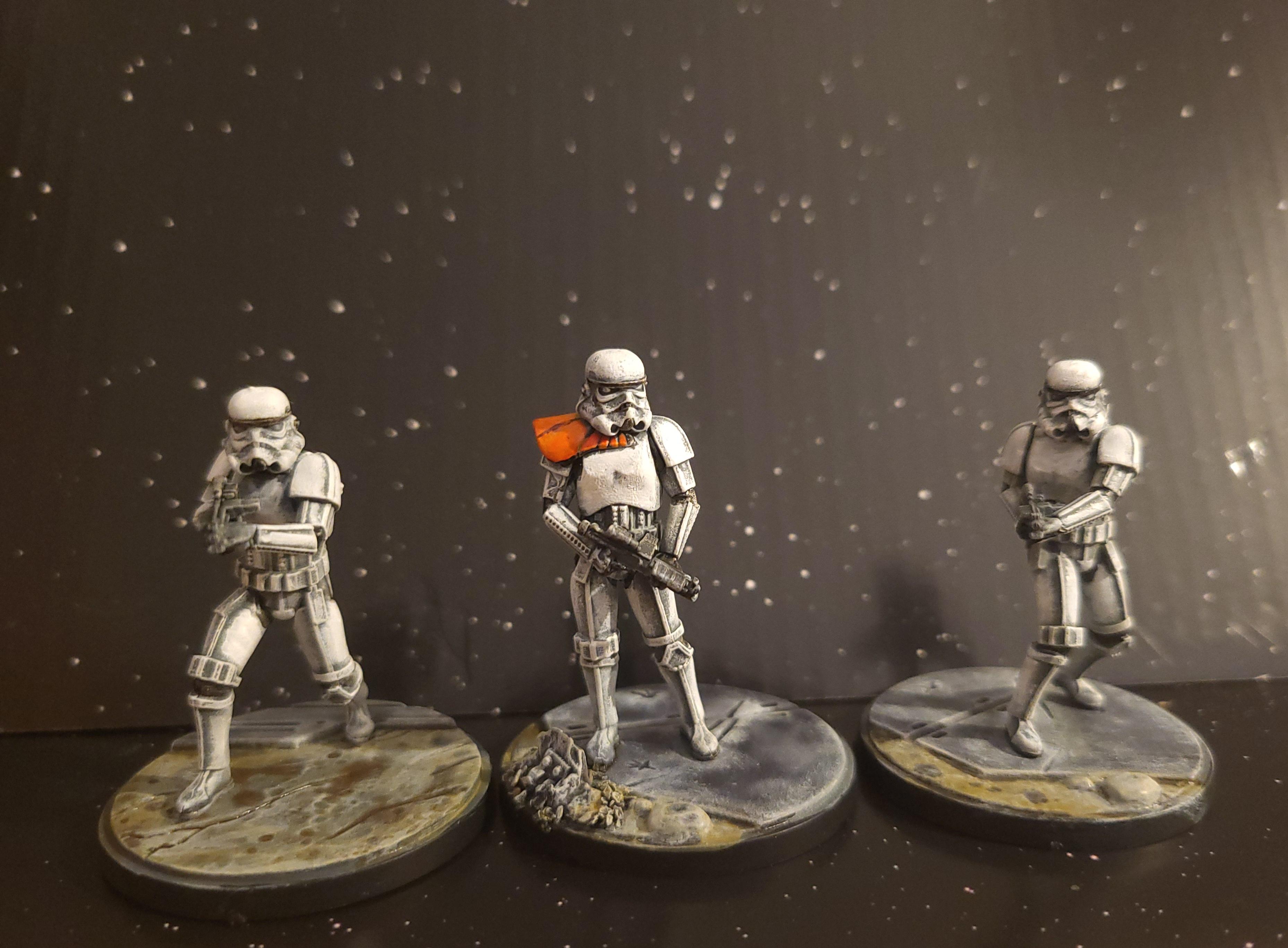 Dark Side, Empire, Stormtrooper Sergeant and Stormtroopers