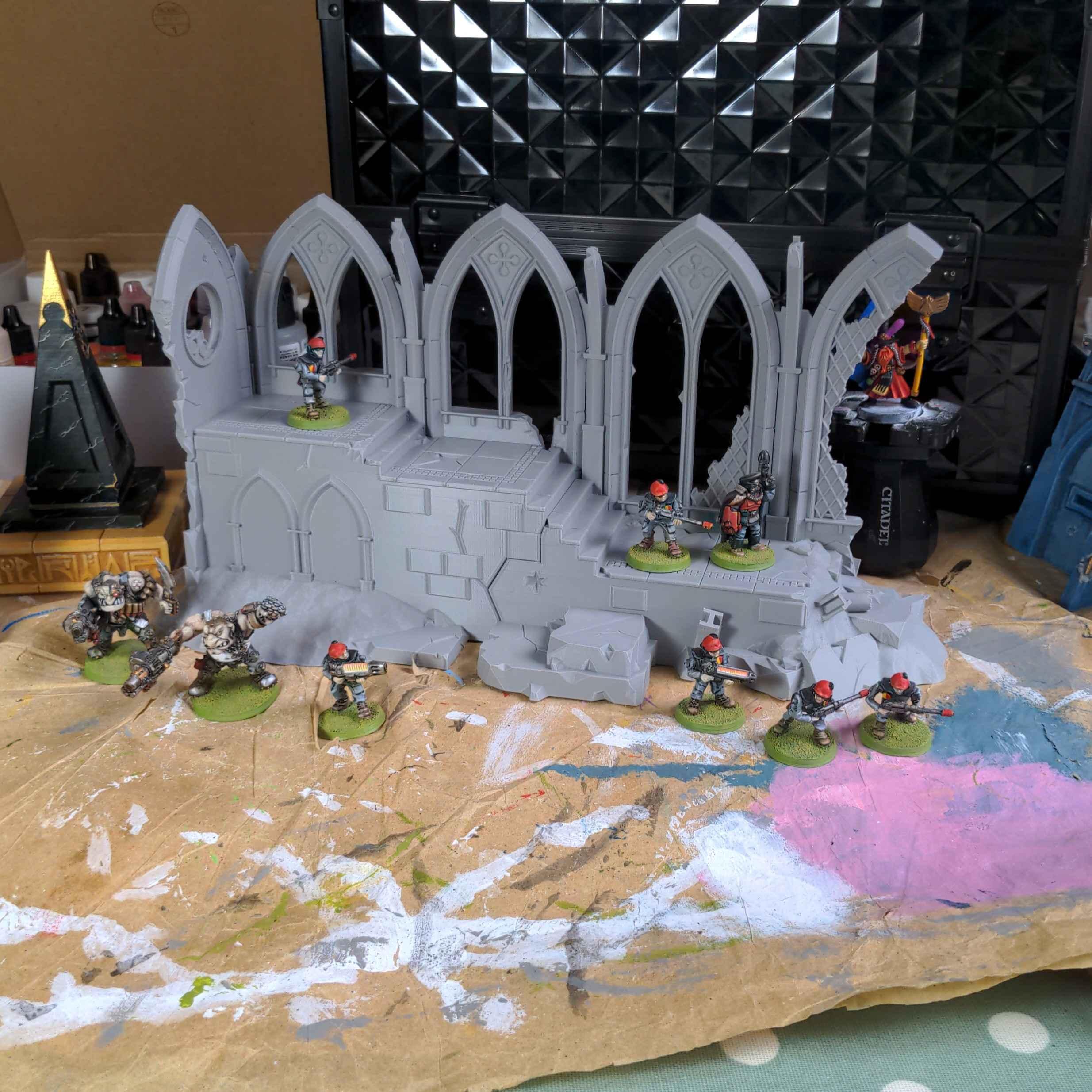 2nd Edition, 3dprinting, Catheral, Imperial Guard, Oldhammer, Rogue Trader, Ruins, Terrain