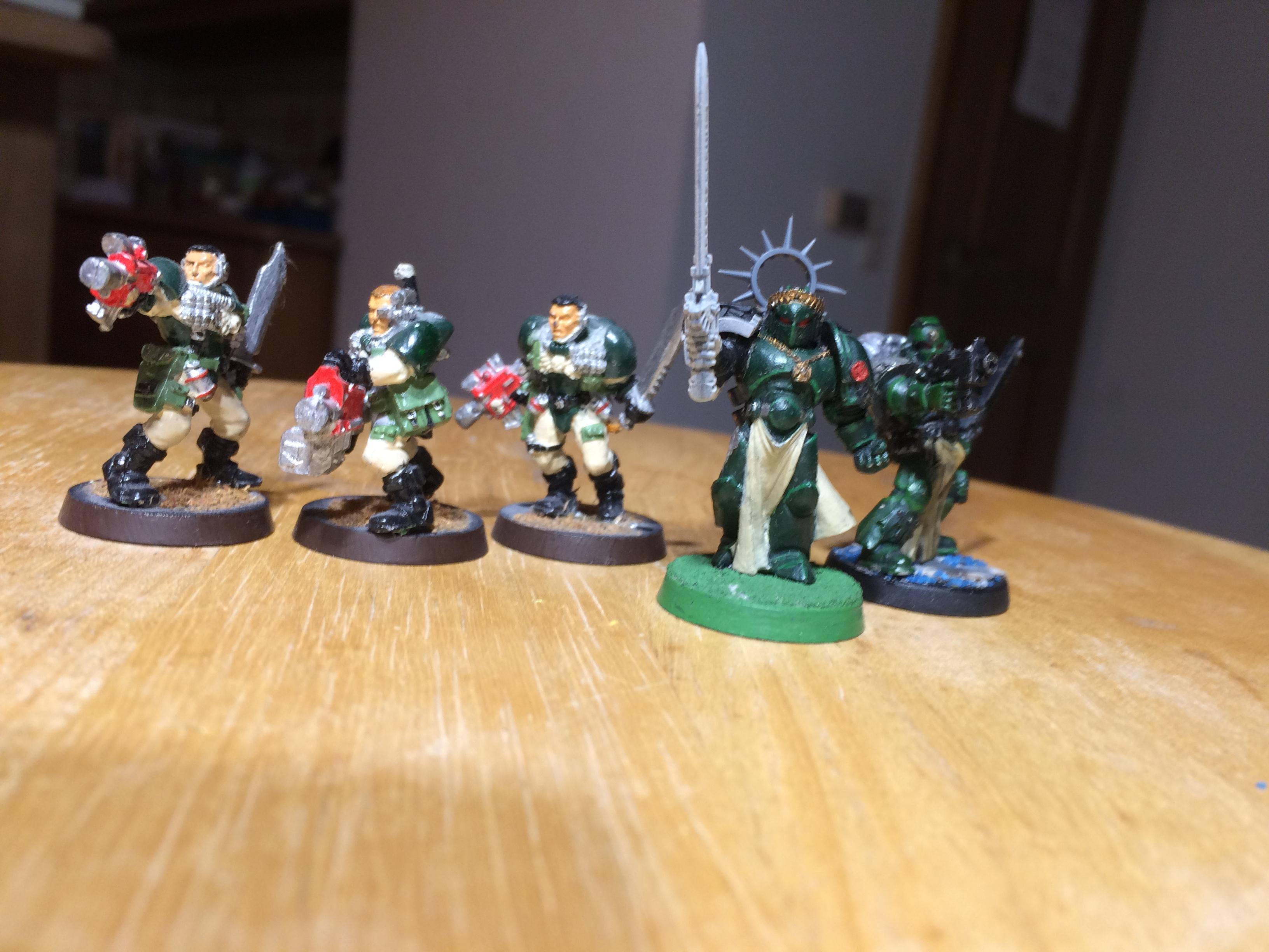 Angel, Dark, Dark Angels, Dreadnought, Green, Terminator Armor