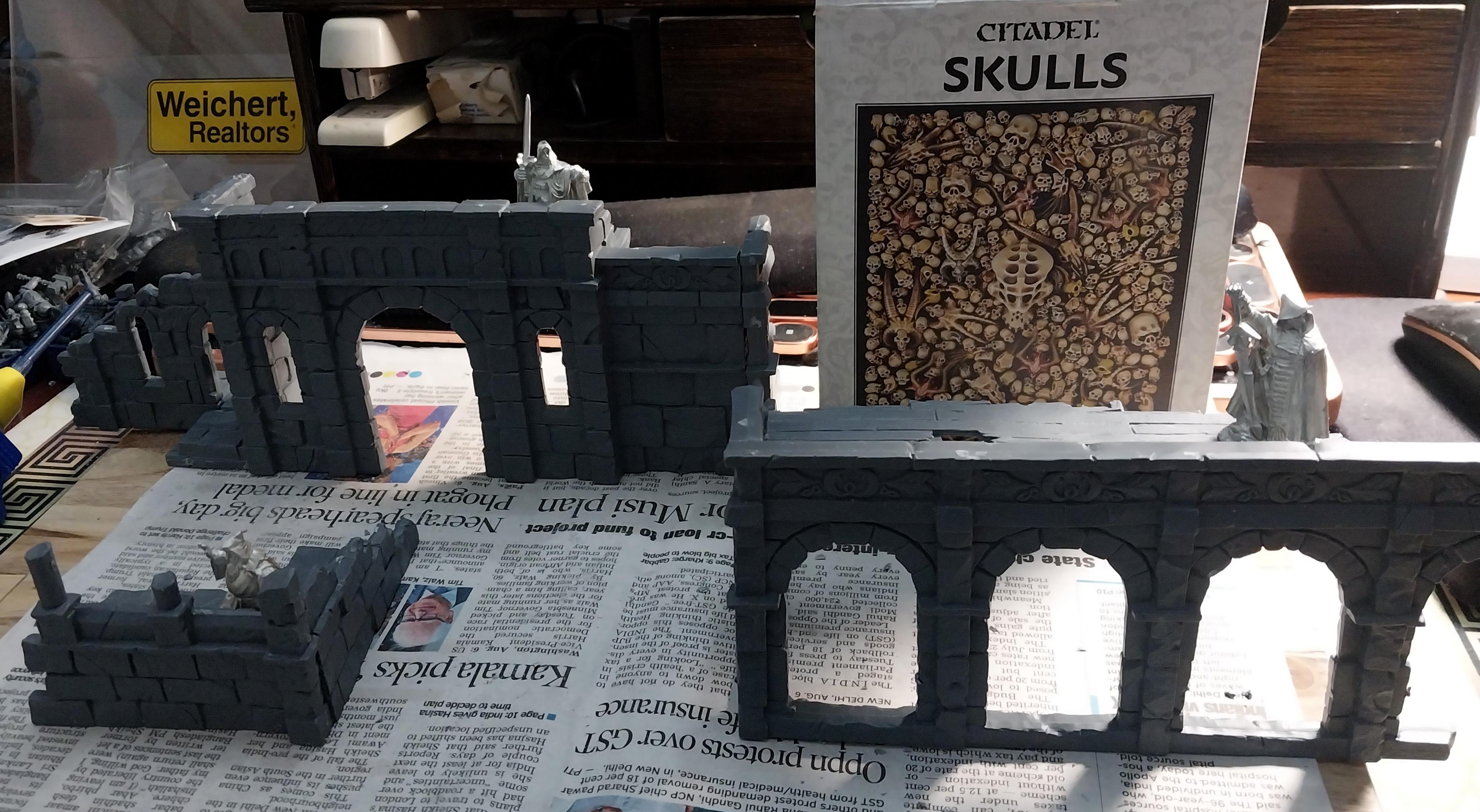 Lord Of The Rings, Middle Earth, Ruins, Ruins Of Osgiliath, Scatter Terrain, Temple, Warhammer 40,000
