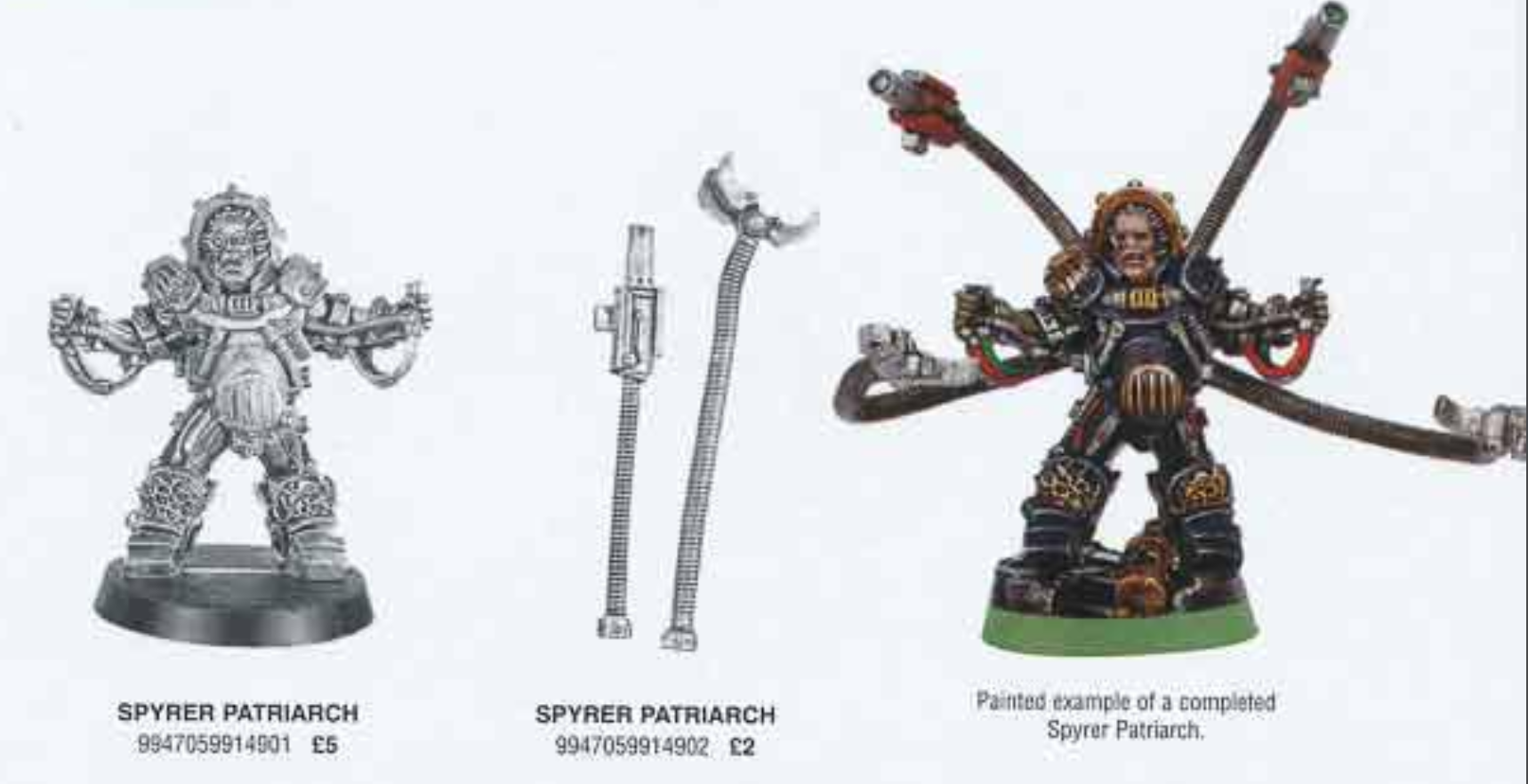 Doctor Octopus, Necromunda, Patriarch, Spyrer