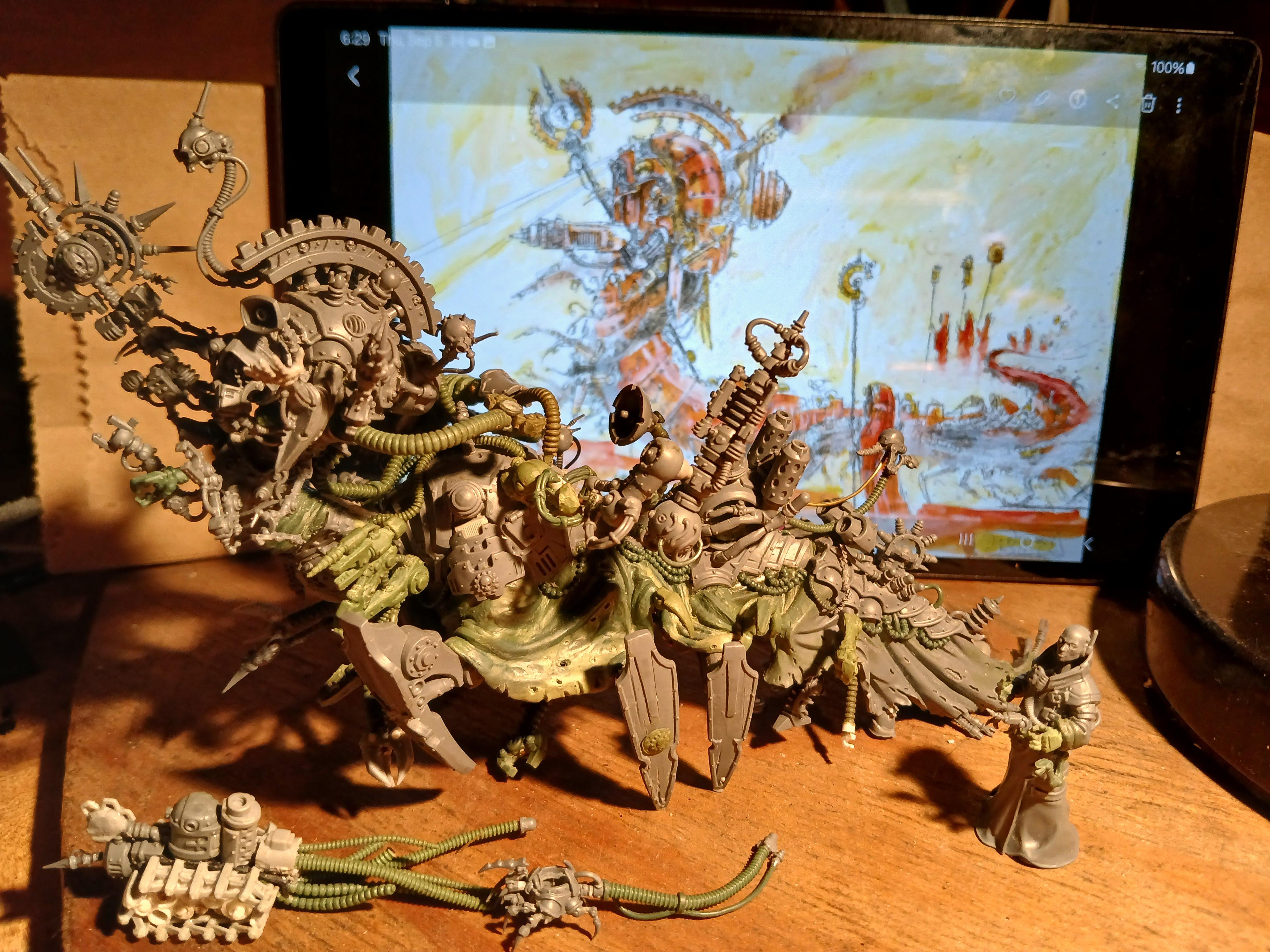 Adeptus Mechanicus, Admech, Archmagos, Belisarius Cawl, Conversion, Kitbash, Mars, Warhammer 40,000