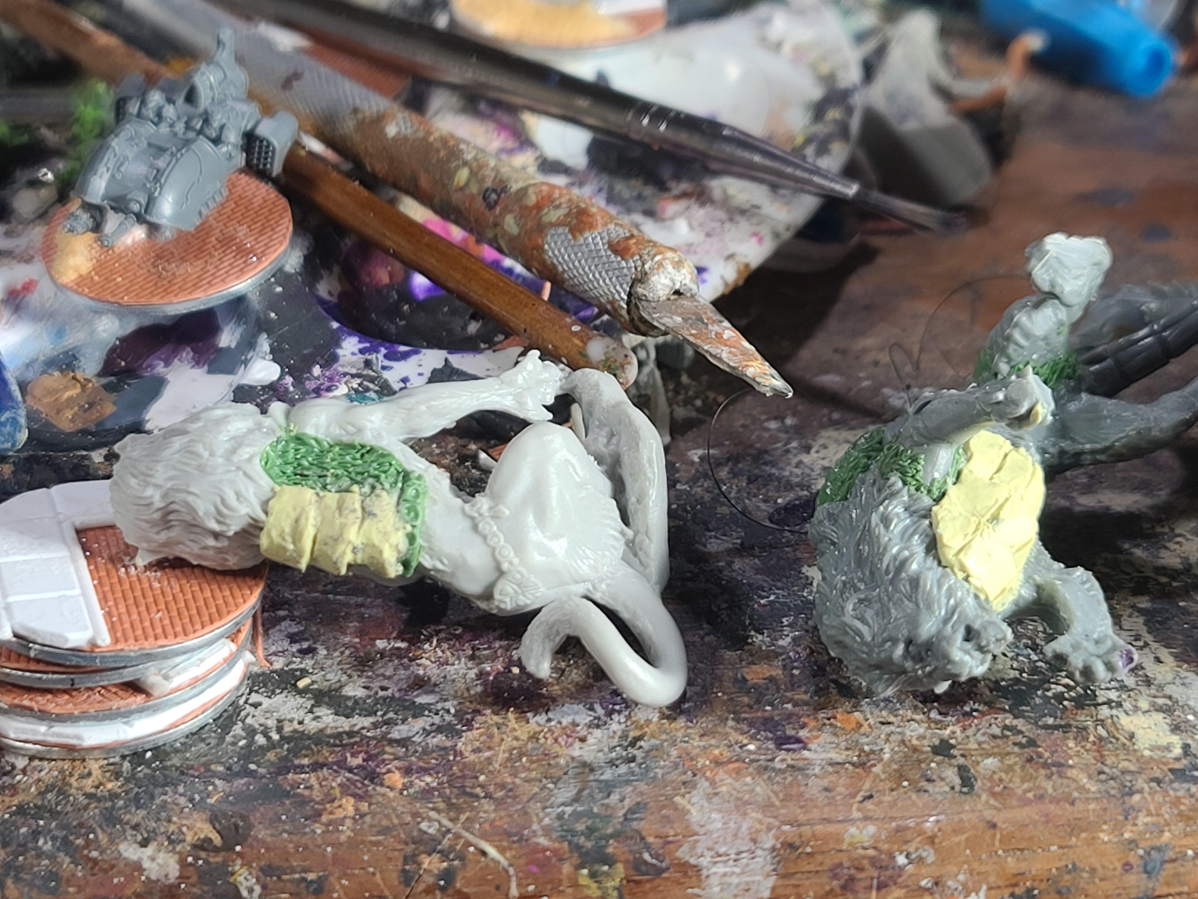 Conversion, Lion Of Jabr, Manticore, Reaper Miniatures, Sphynx, Trench Crusade