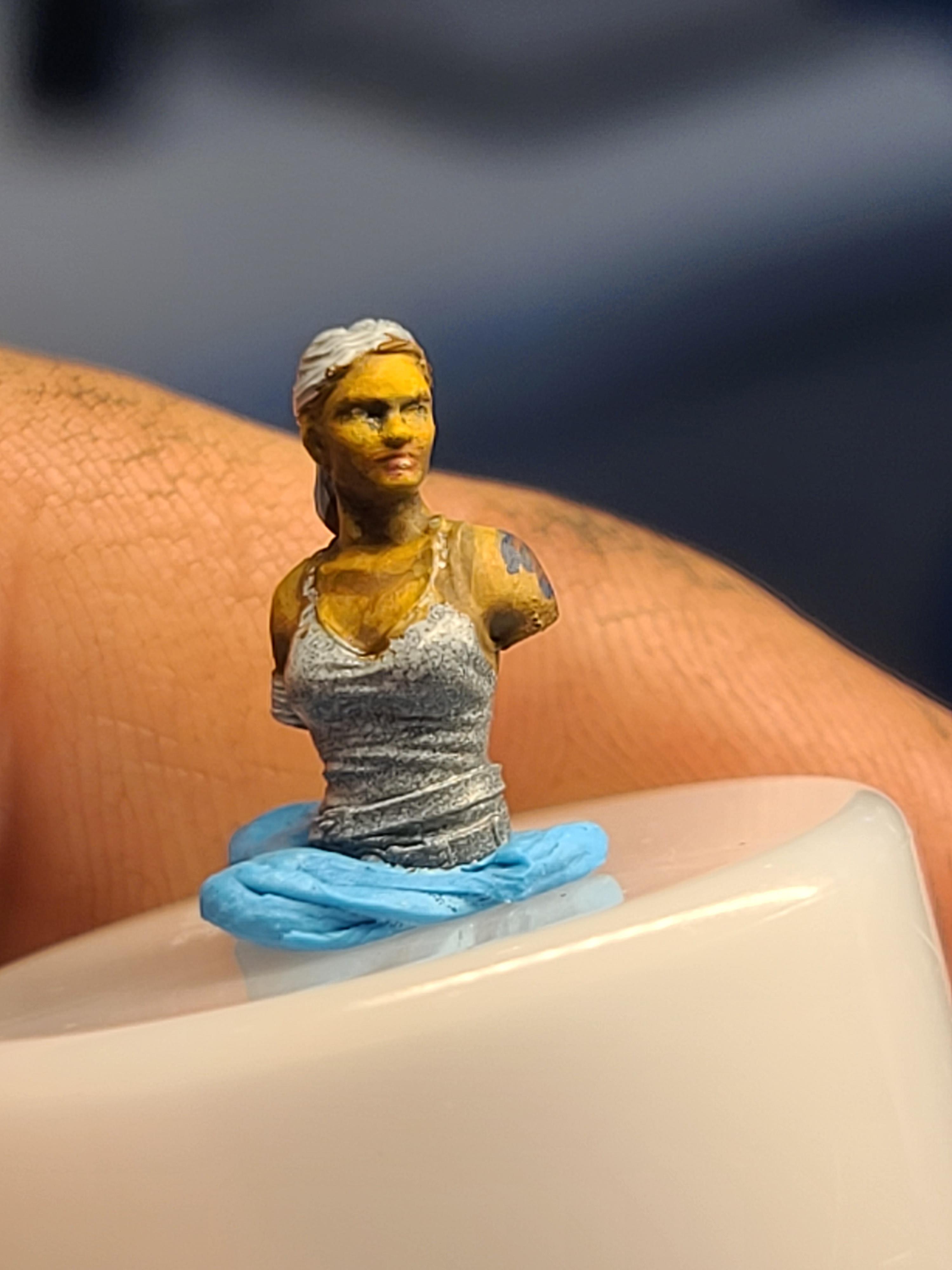 3d Print, Class Mini, Intermediate Faces, Mininbust