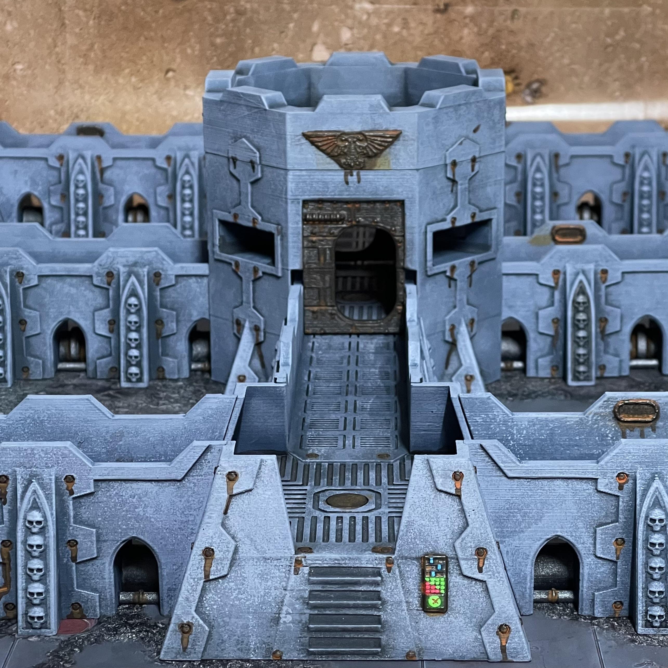 Fortress, Strongpoint, Warhammer 40,000, White Dwarf, Work In Progress