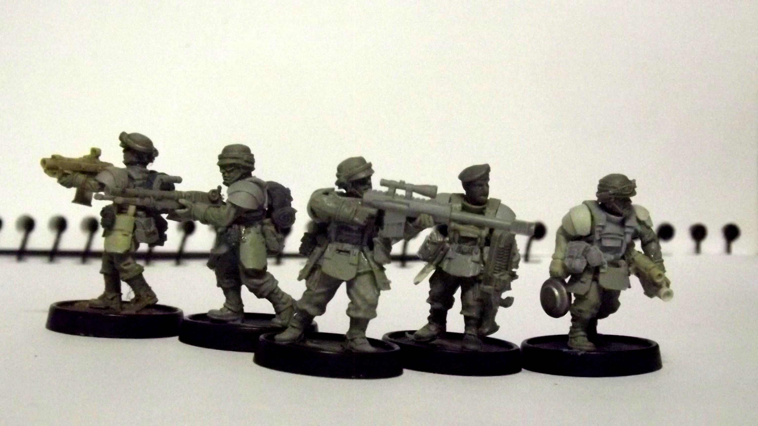 Anti Material Rifle, Anti Tank Mine, Anvil Industry, Auxilary Grenade Launcher, Bolter, Demolition Charge, Grenade Launcher, Grenadiers, Guardsmen, Heavy Stubber, Kasrkin, Mechanised Infantry, Medium Machinegun, Plasma Gun, Storm Troopers, Victoria Miniatures