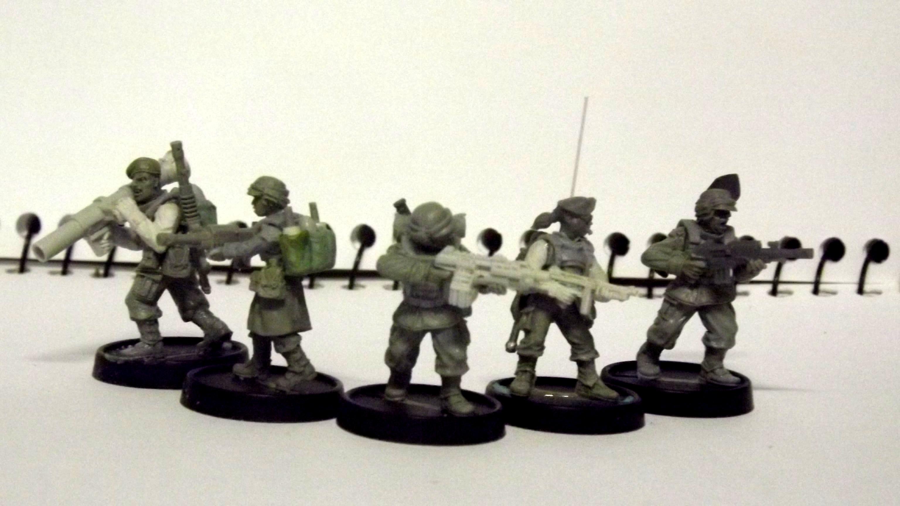 Anvil Industry, Guardsmen, Heavy Weapon, Imperial Guard, Infantry, Light Machinegun, Recoiless Rifle, Victoria Miniatures
