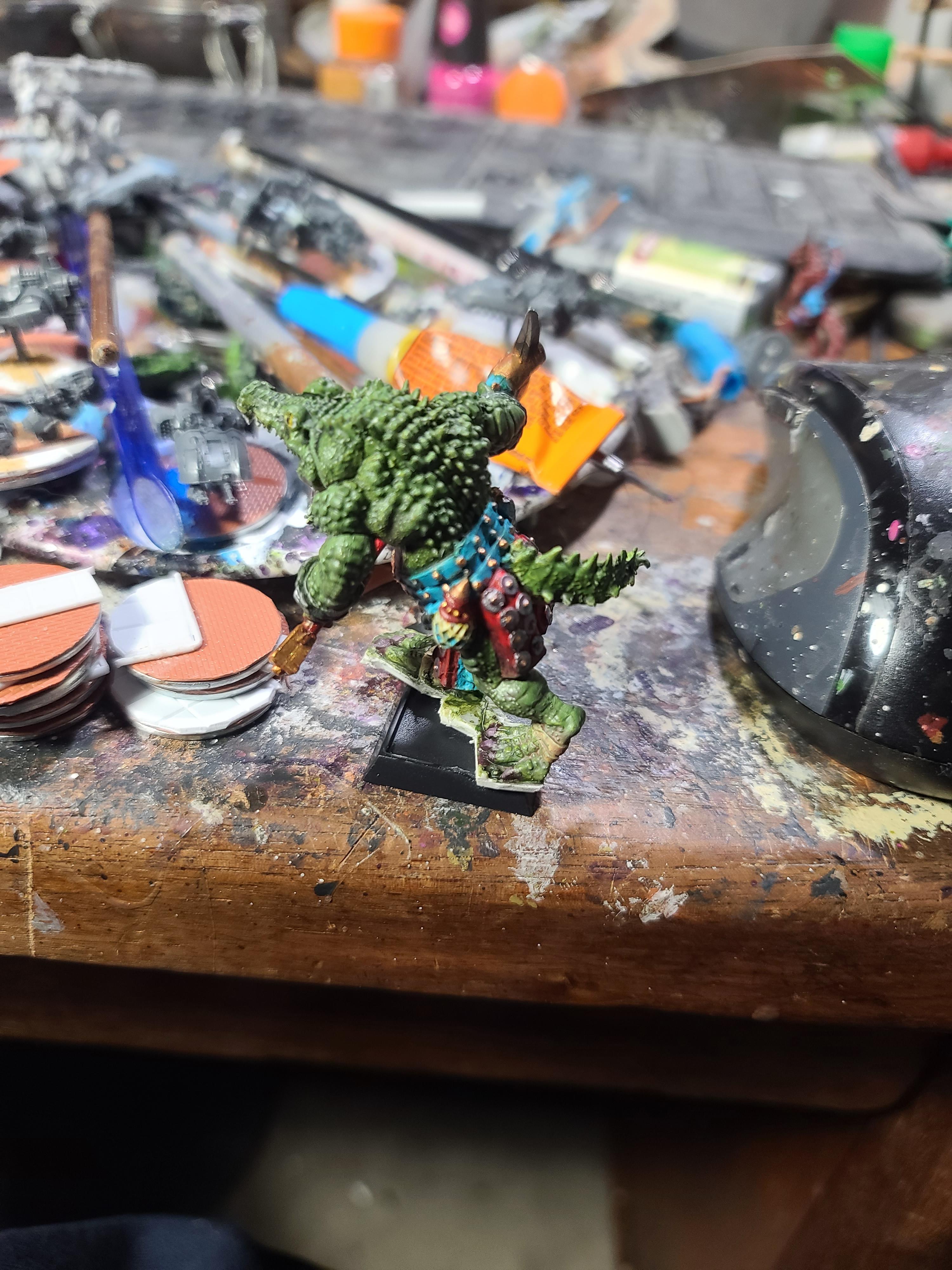 Bones Black, Crocodile Man, Reaper Miniatures, Sebeki, War Gods Of Aegyptus